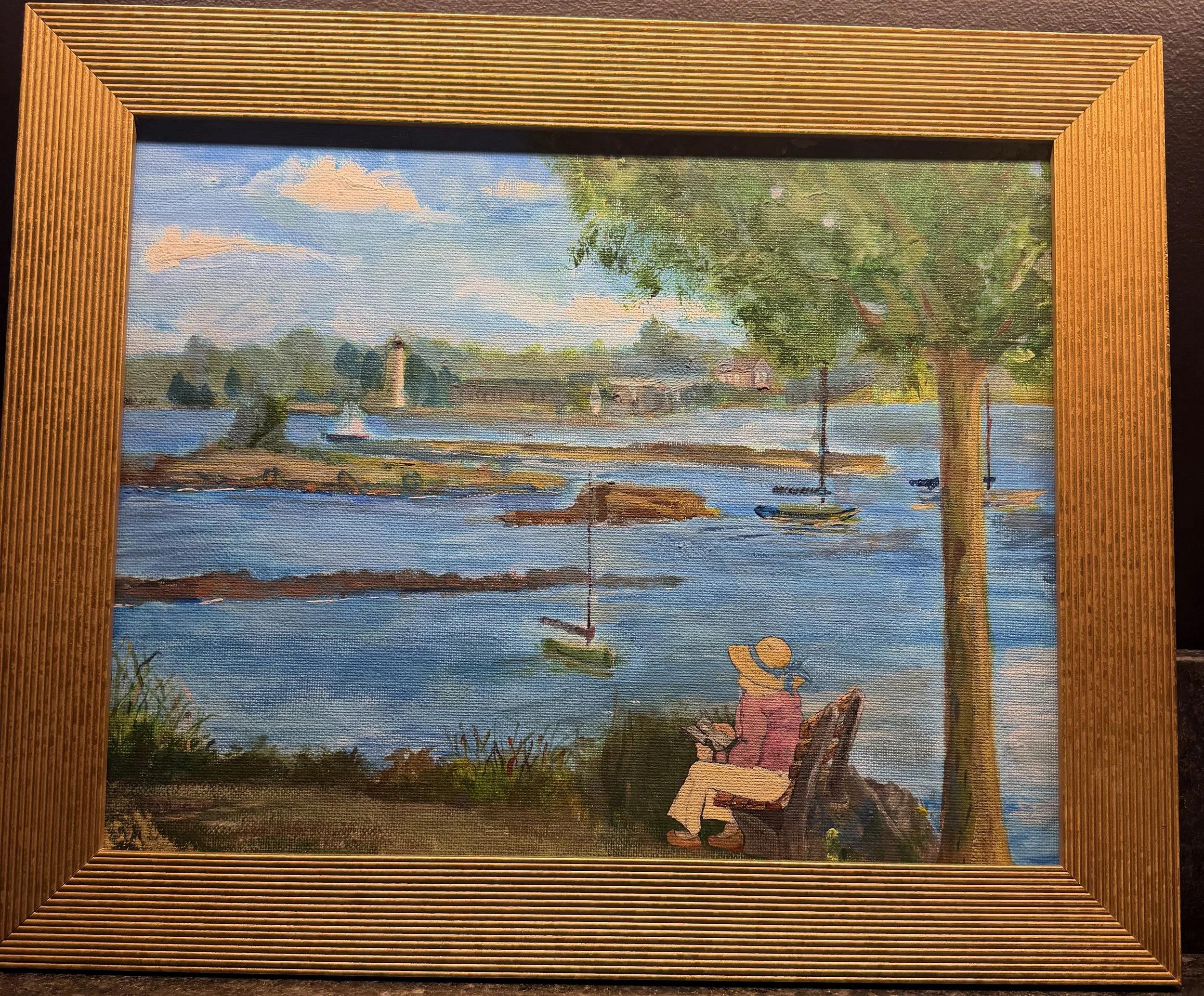 Lost In My Daydream, Paul Locwin, Acrylic, $200. (11"x14")