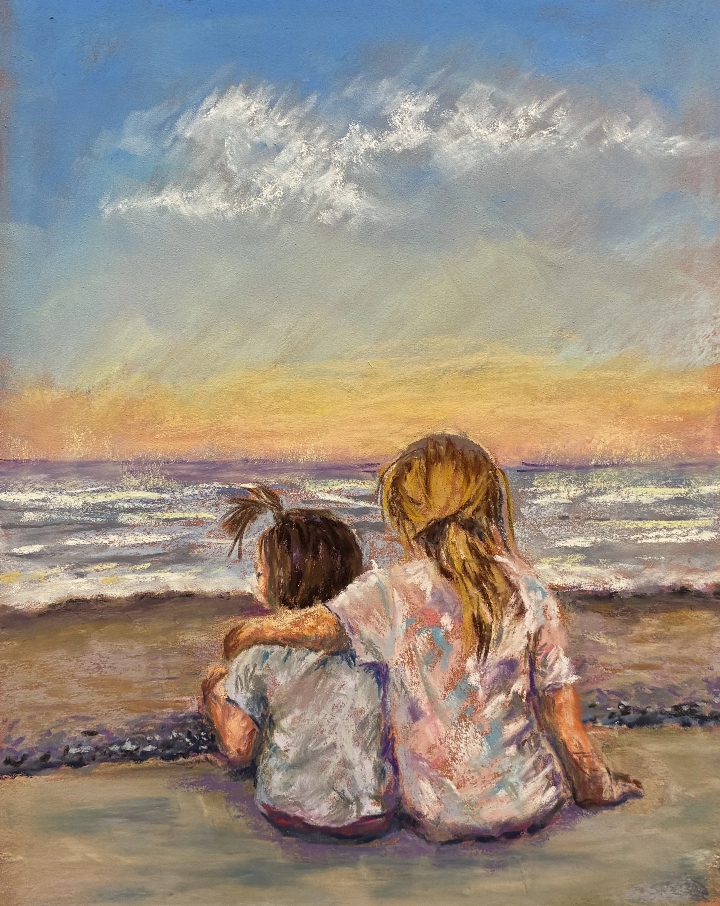Two Are Better Than One, Charleen Knight, Pastel, $300.