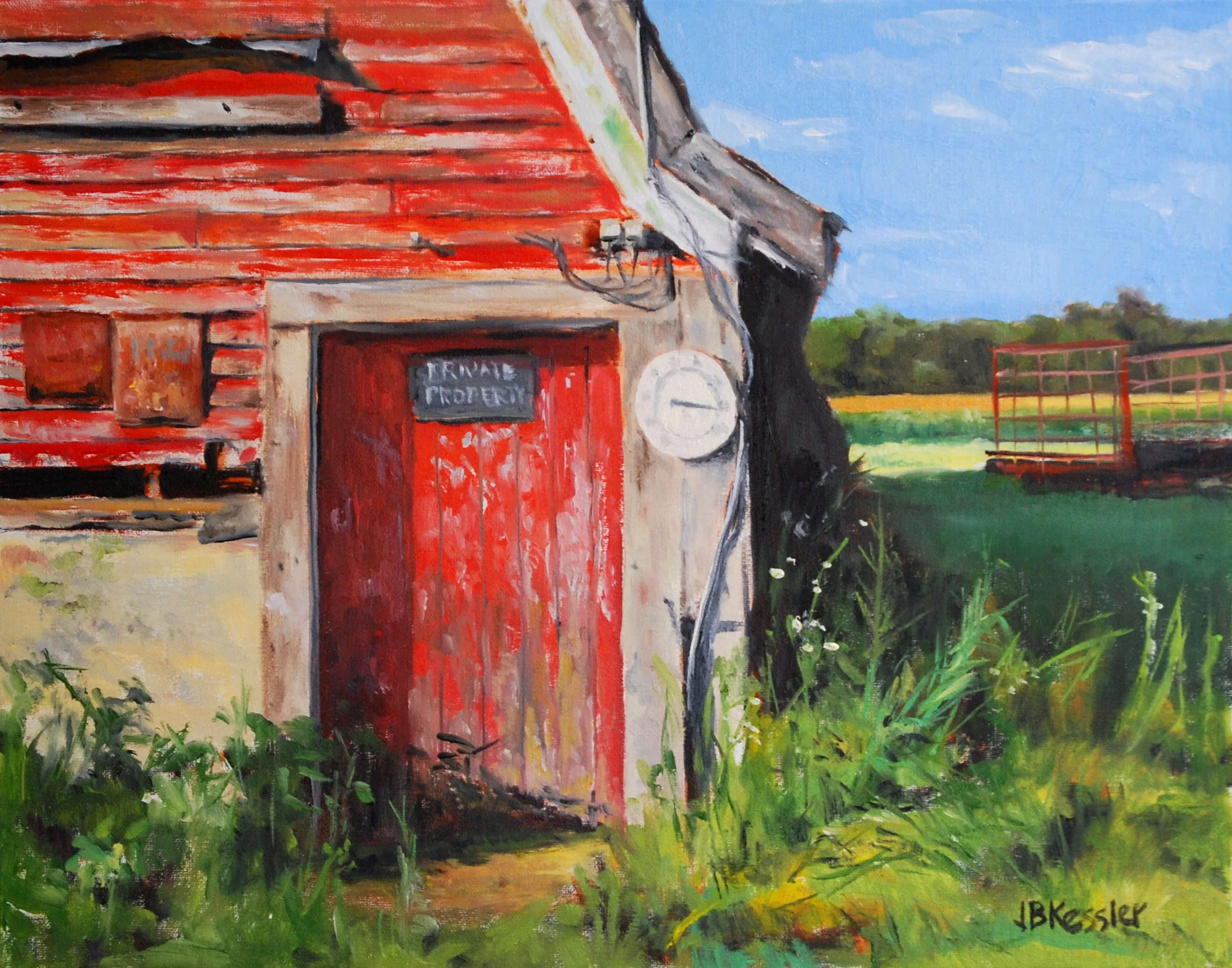 Eighty Two Degrees, John Kessler, Oil, $670.