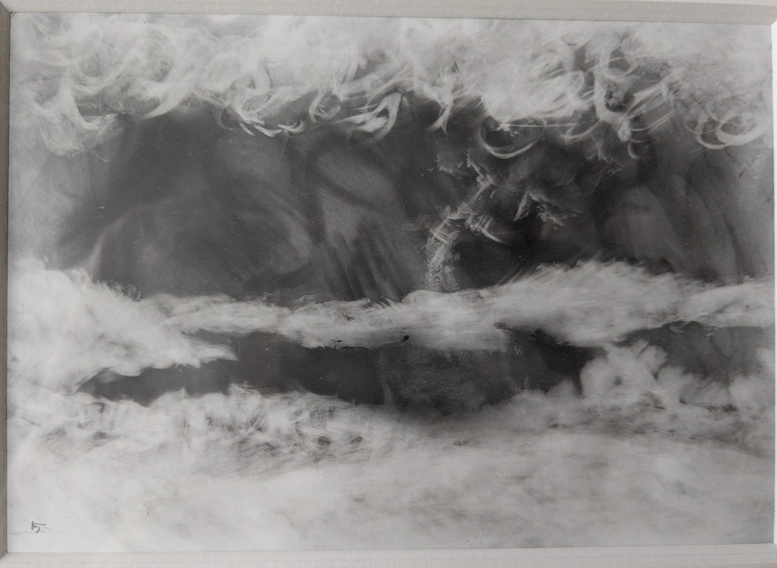Lake Storm, Judith Andrews, Graphite on Yupo Paper, $150. (11"x14")