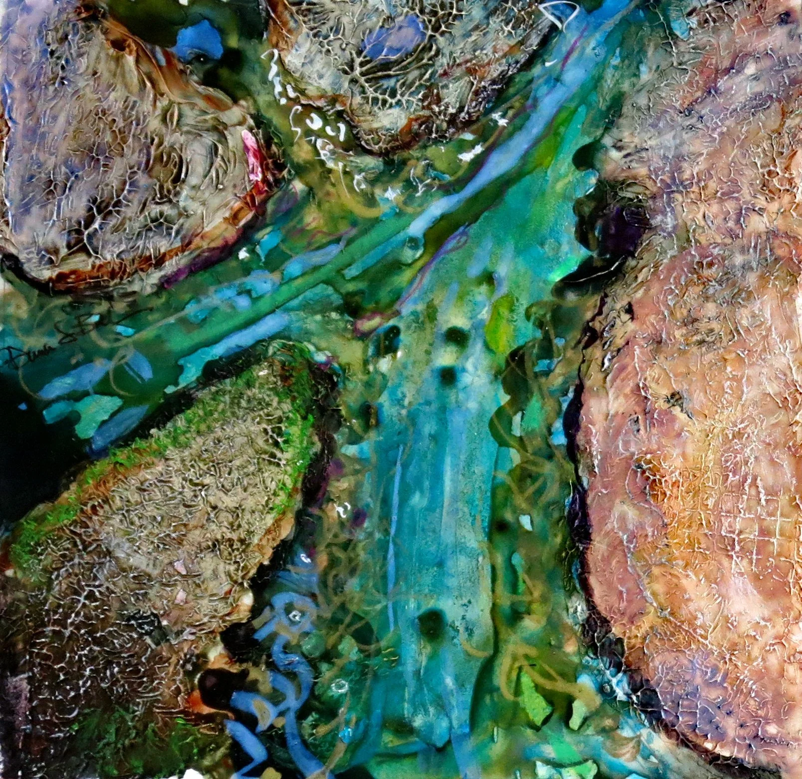 Wave In, Deena S. Ball, Watercolor, $225.