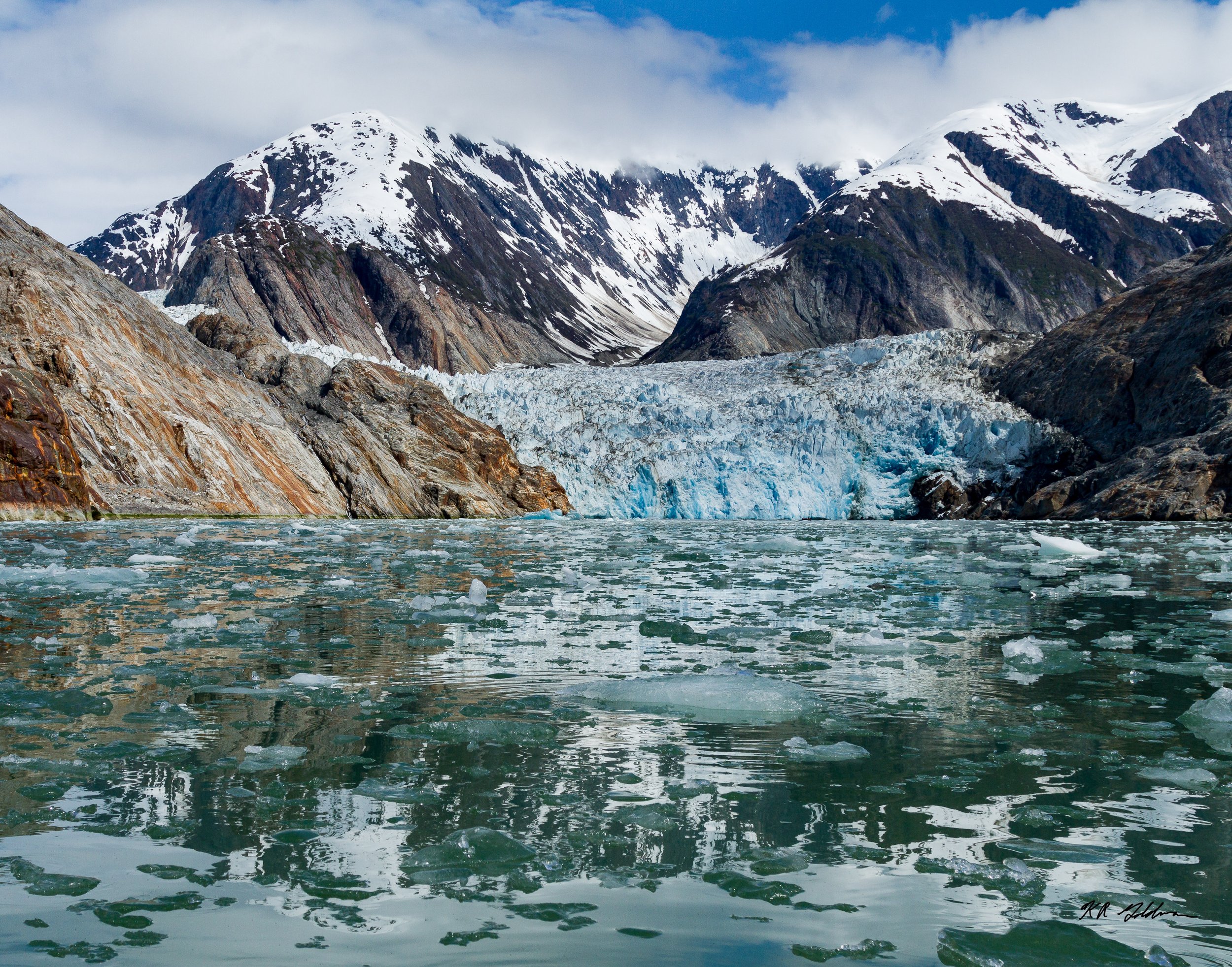 South Sawyer Glacier, Ken Goldman, Photograph On Archival Paper, $225.