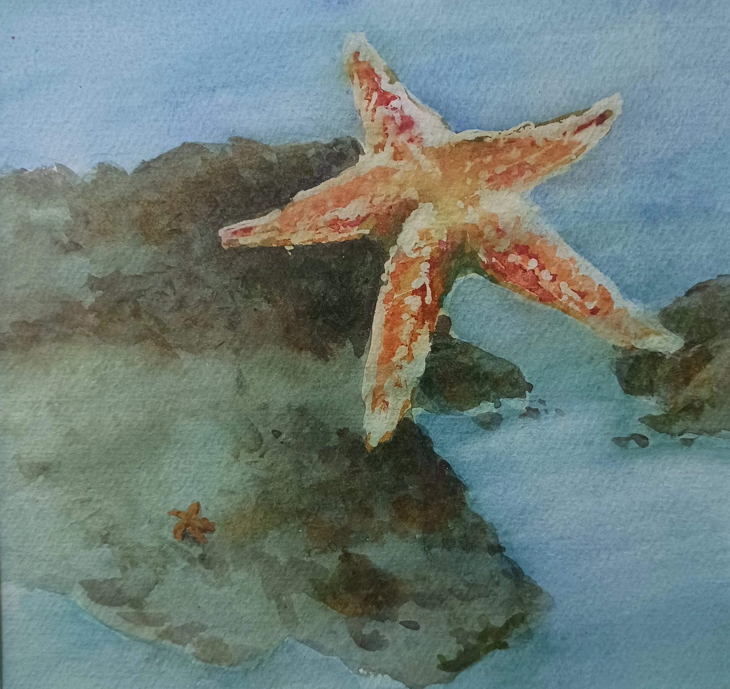 Floating, Ellen Minnehan, Watercolor, $500.