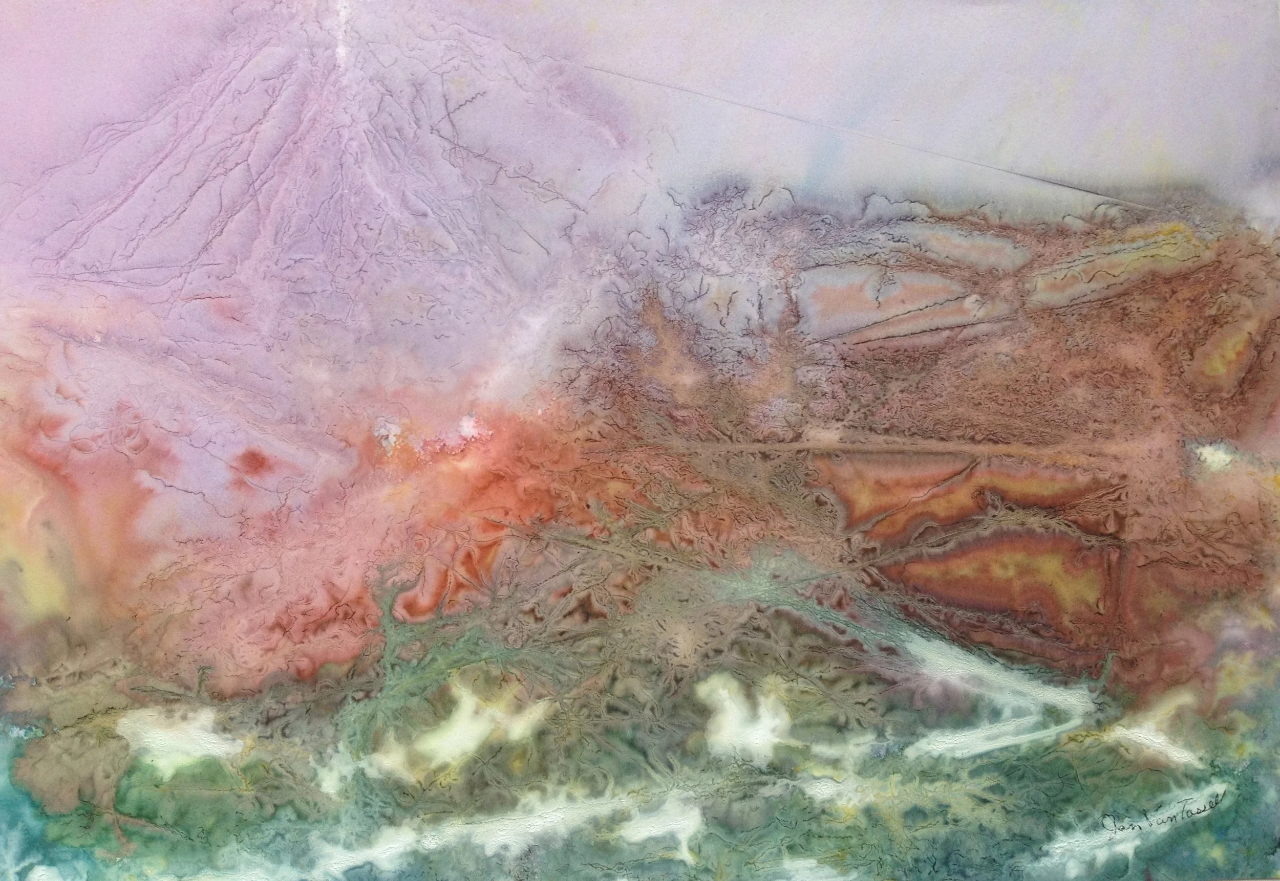 Surf's Up, Jan Van Tassell, Watercolor, $320.