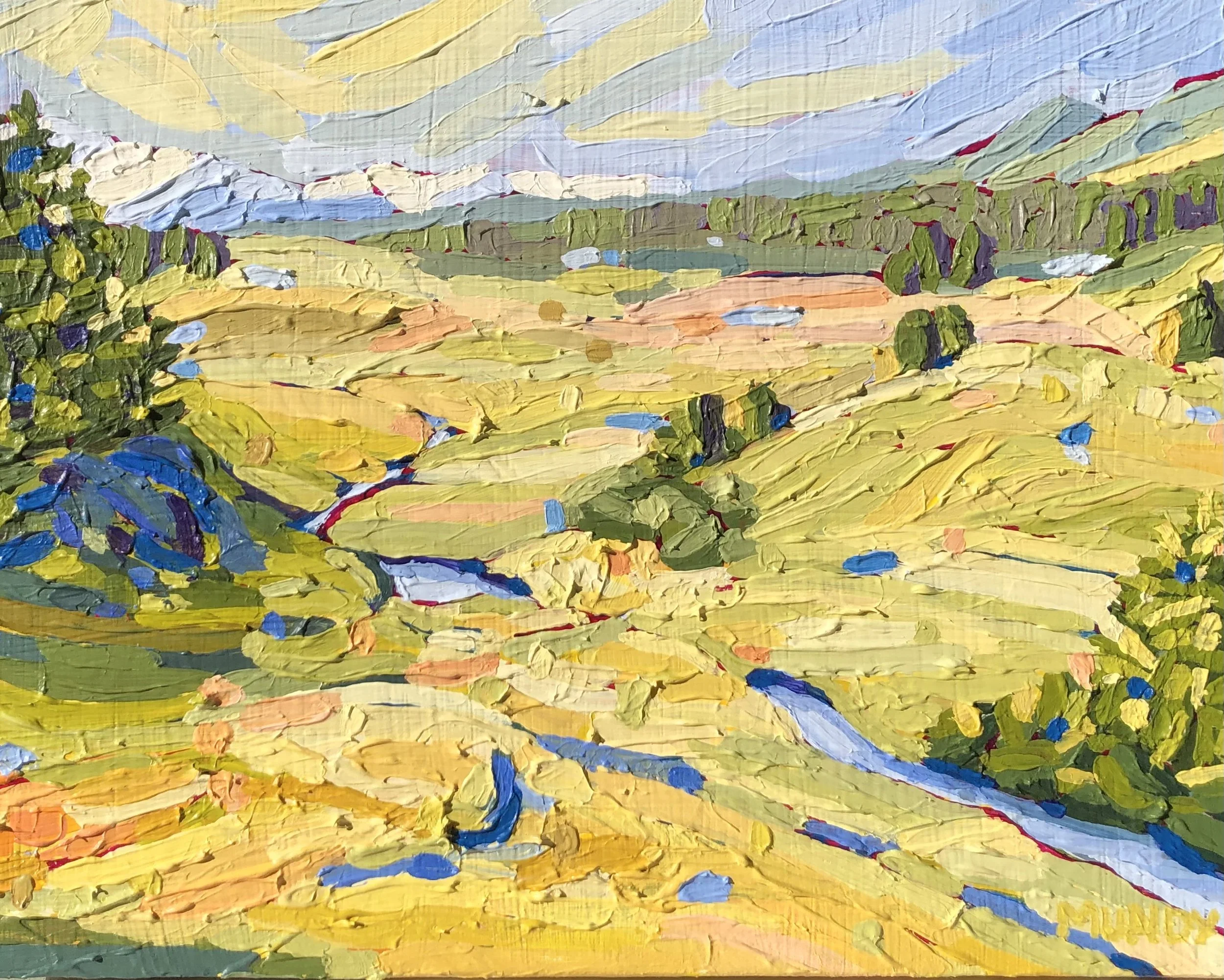 Undeveloped Land, Marty Mundy, Acrylic, $200.