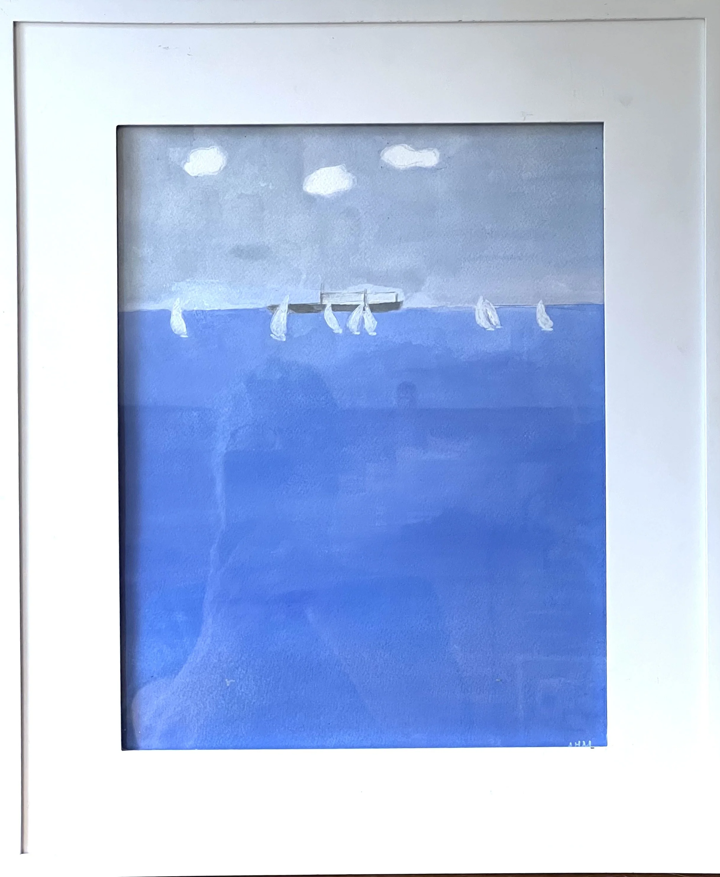 From Seapoint, Alexandra Herter Mead, Watercolor, $150.