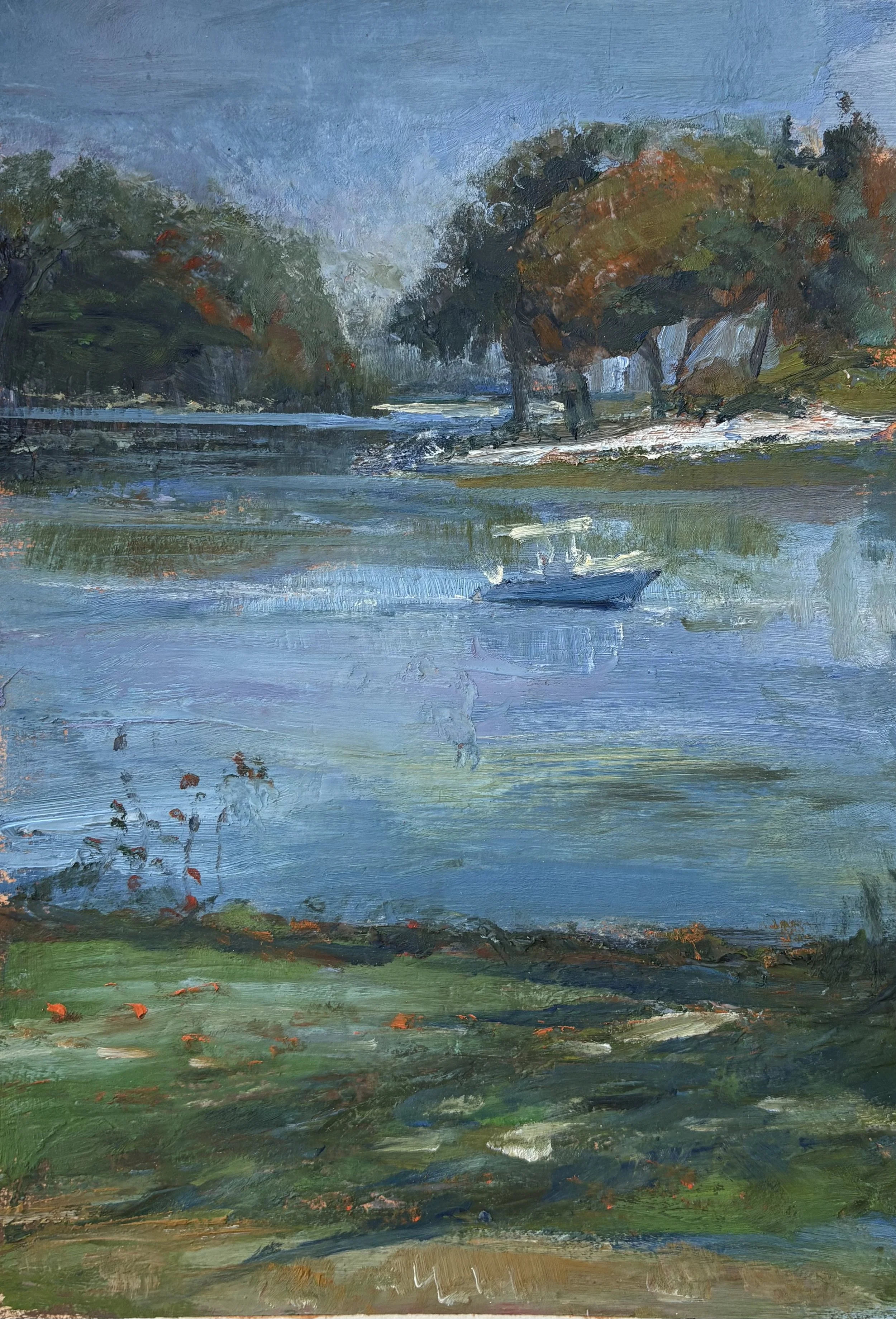 Sagamore Creek, Rita Pomerleau, Acrylic, $200.