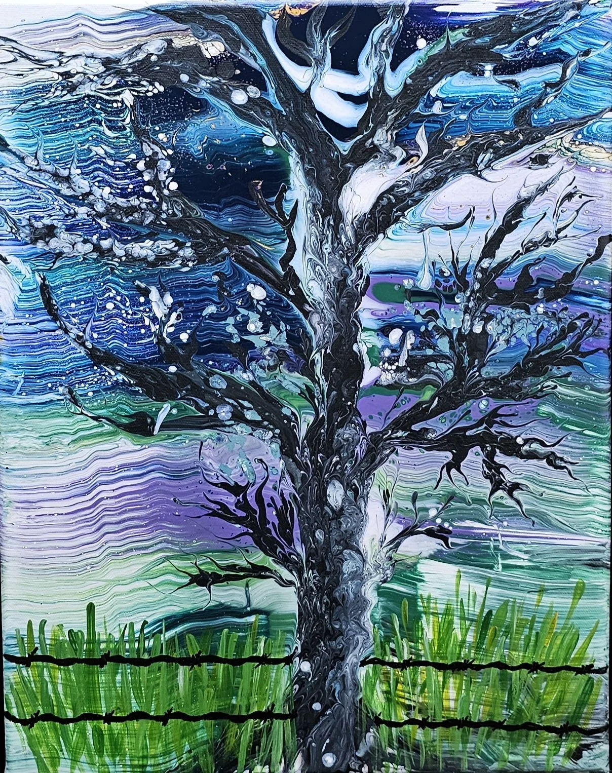 Between Seasons, Cheryl Brigham, Acrylic on Canvas, $295.