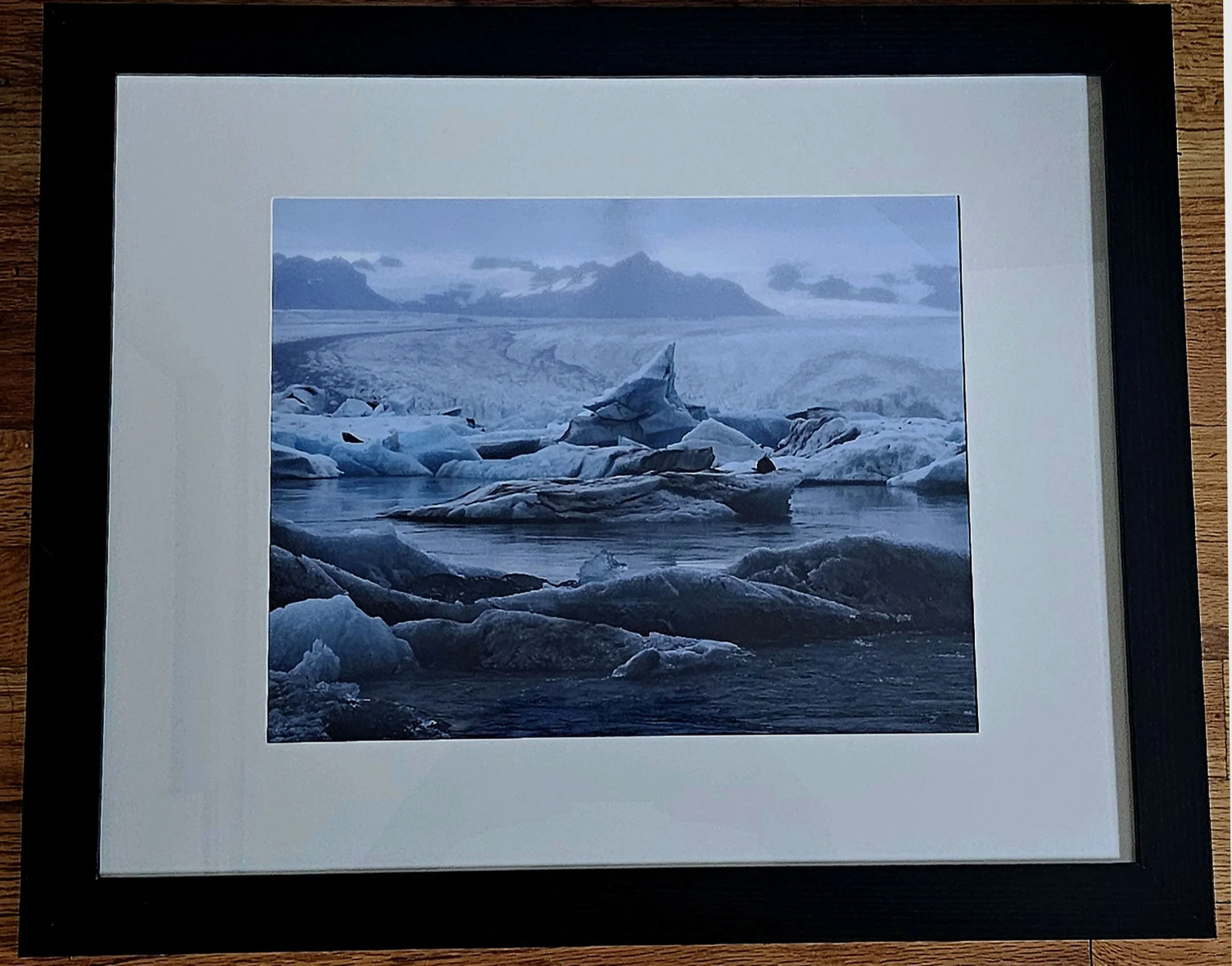 Glacial Blue Beauty - Jokulsarlon Glacier Lagoon, Iceland, Cheryl Brigham, Photograph, $150. (18x22")