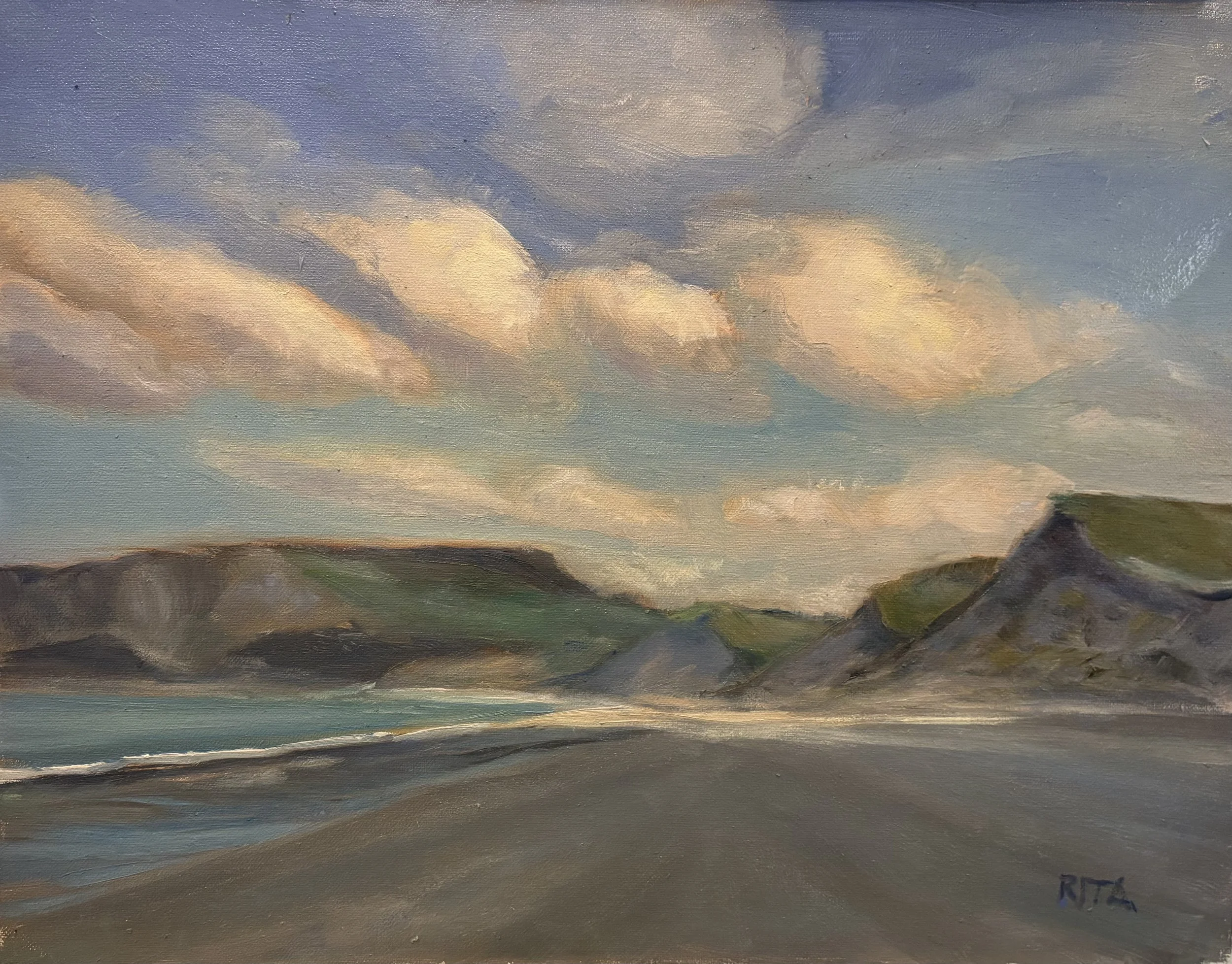 Five Fingers Strand, Rita Pomerleau, Oil, $550.
