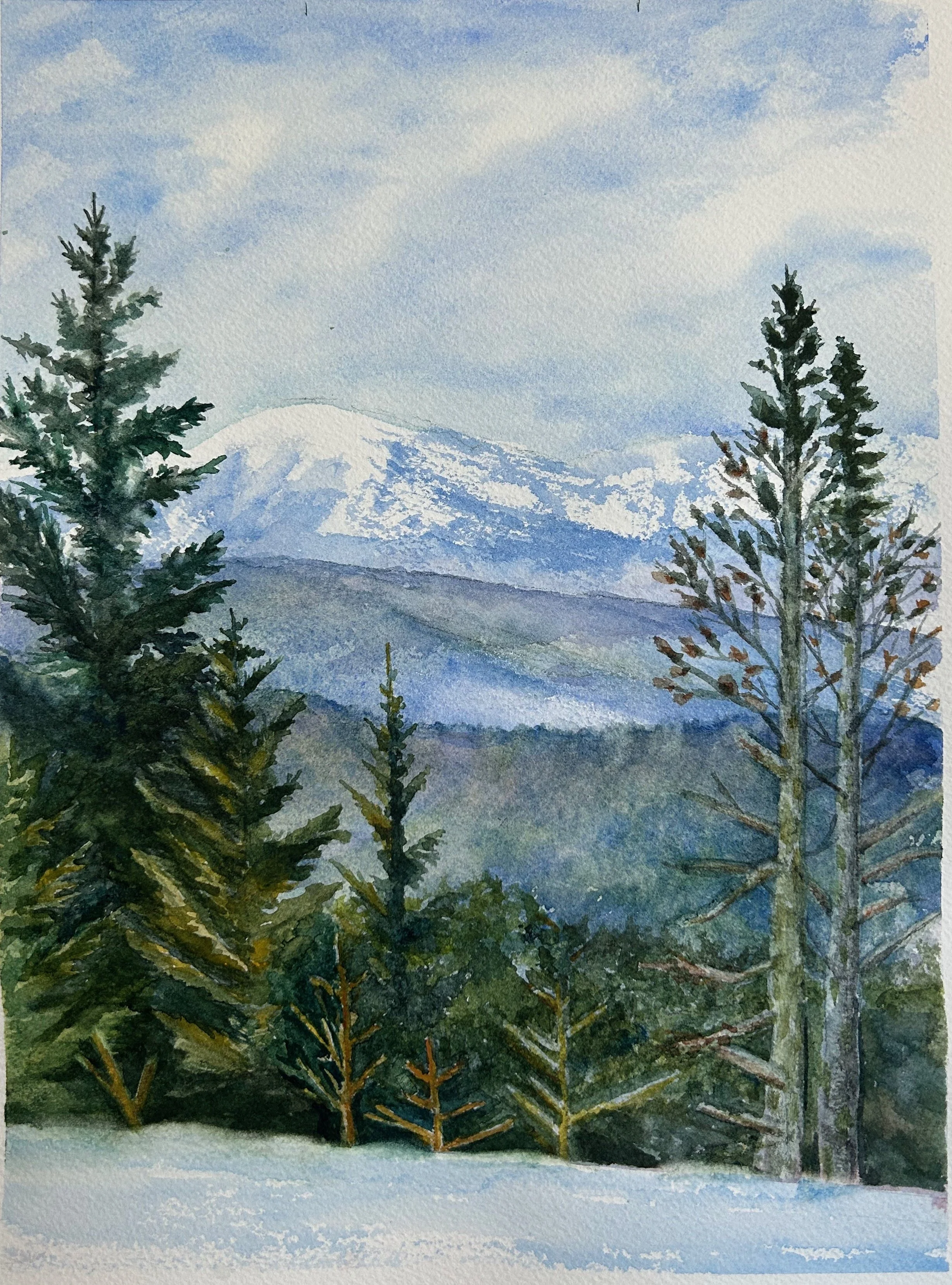 Mt. Washington, Susie Hitchcox, Watercolor, $200.