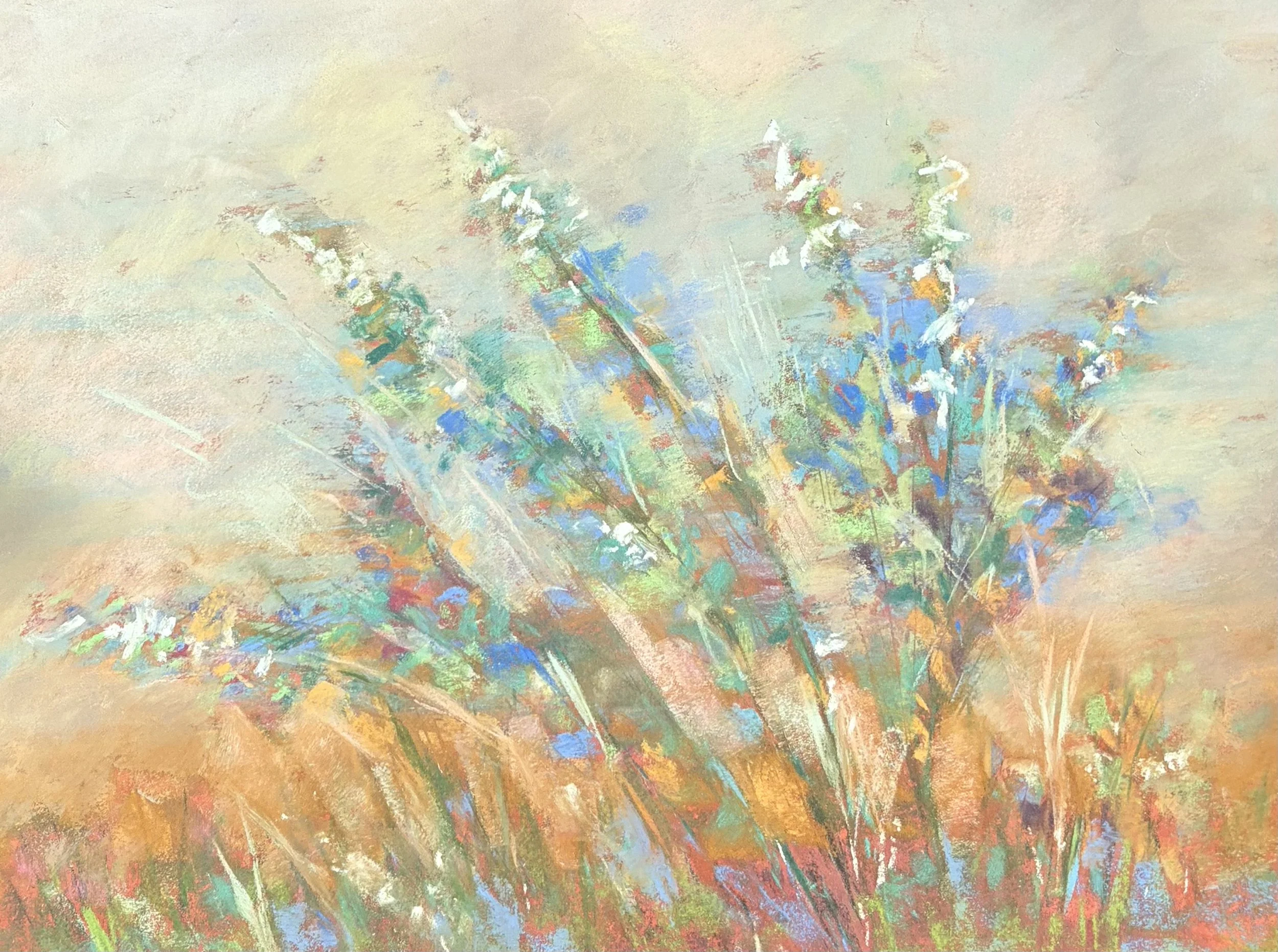 Dancing at the Water's Edge, Nancy Silverman, Pastel, $250. (10x13")