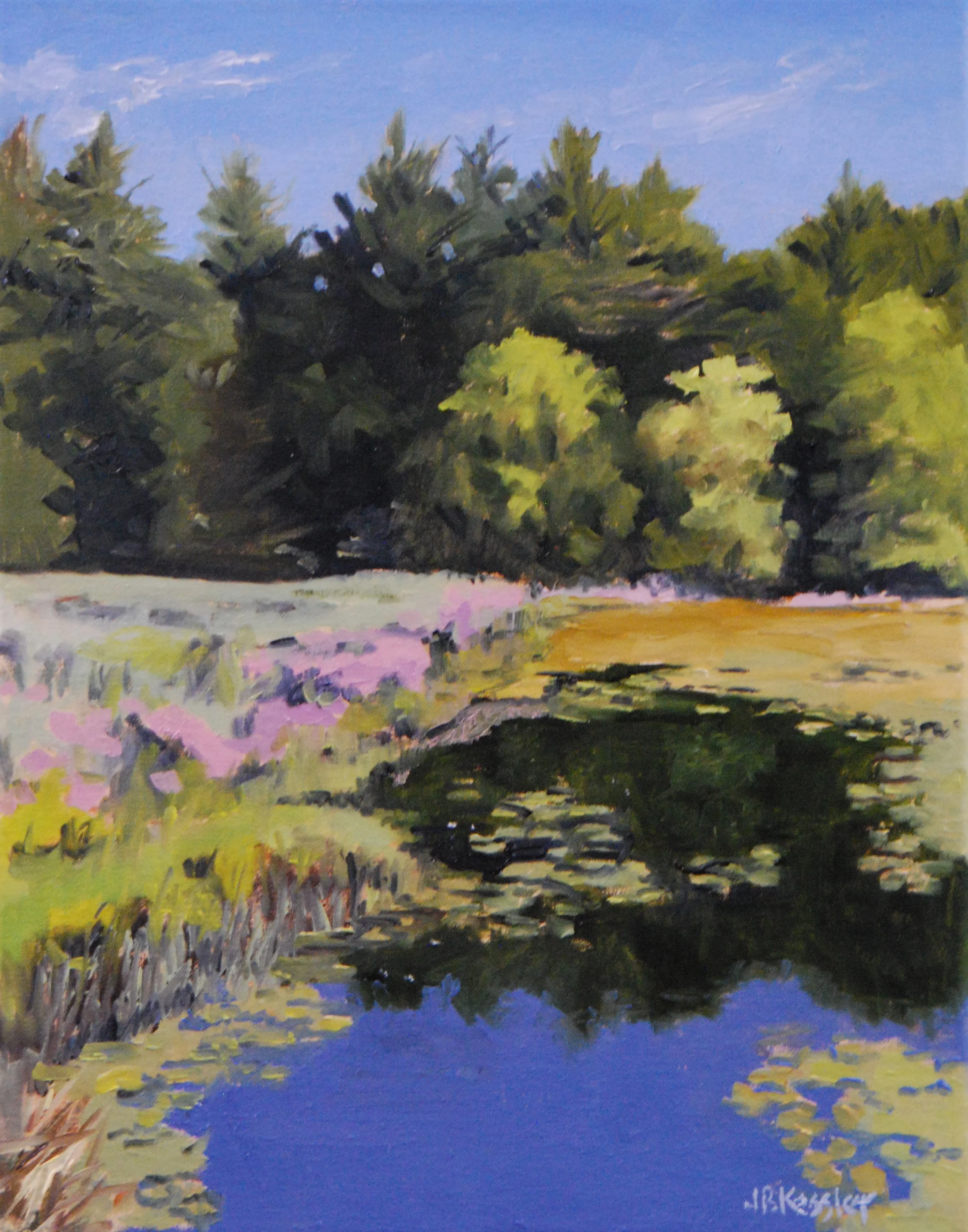 Quiet Afternoon, John Kessler, Oil, $600. (14x17")