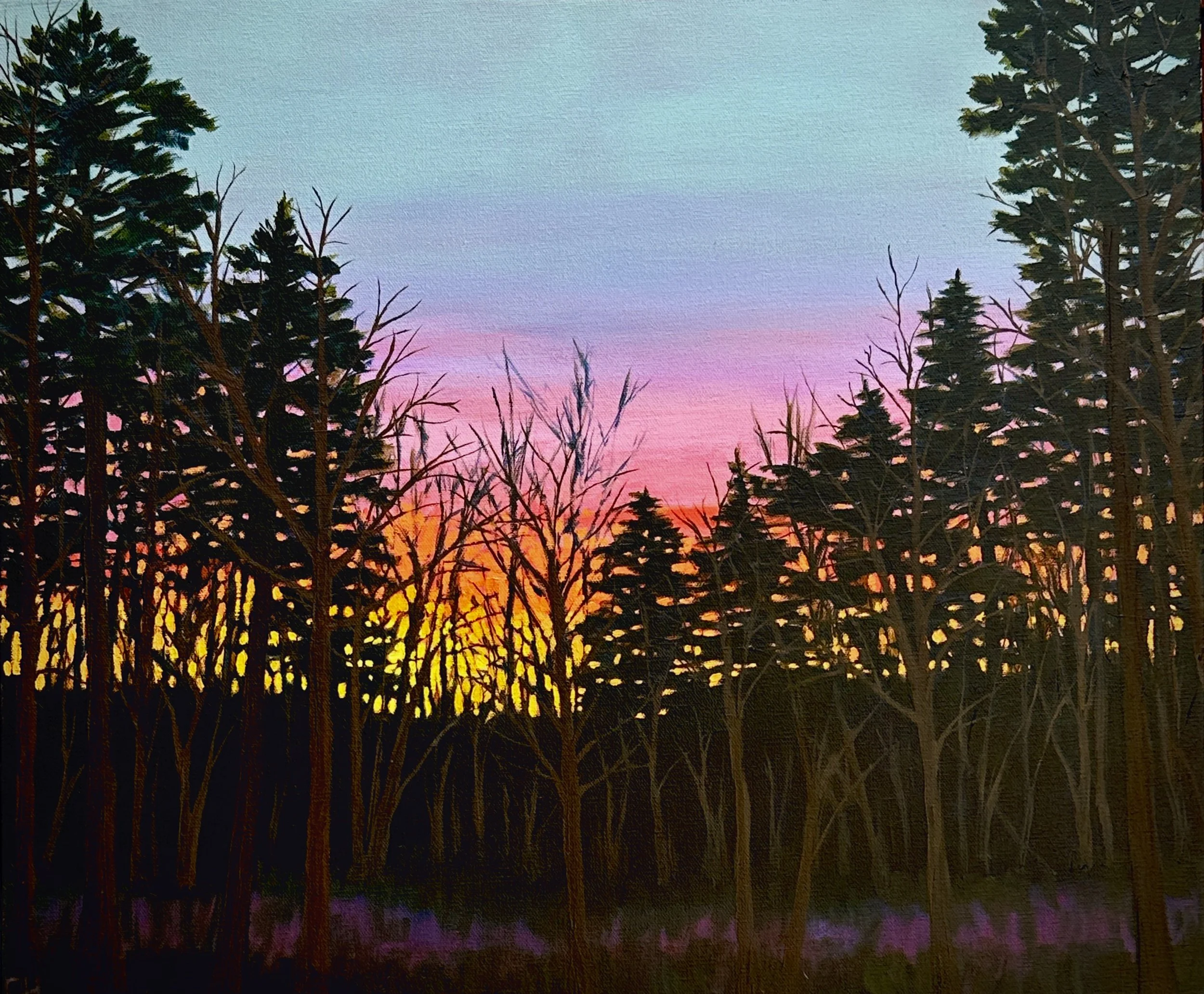 All The Light I See #3, Cassandra Hahn, Oil on Canvas, $700. 20x24"