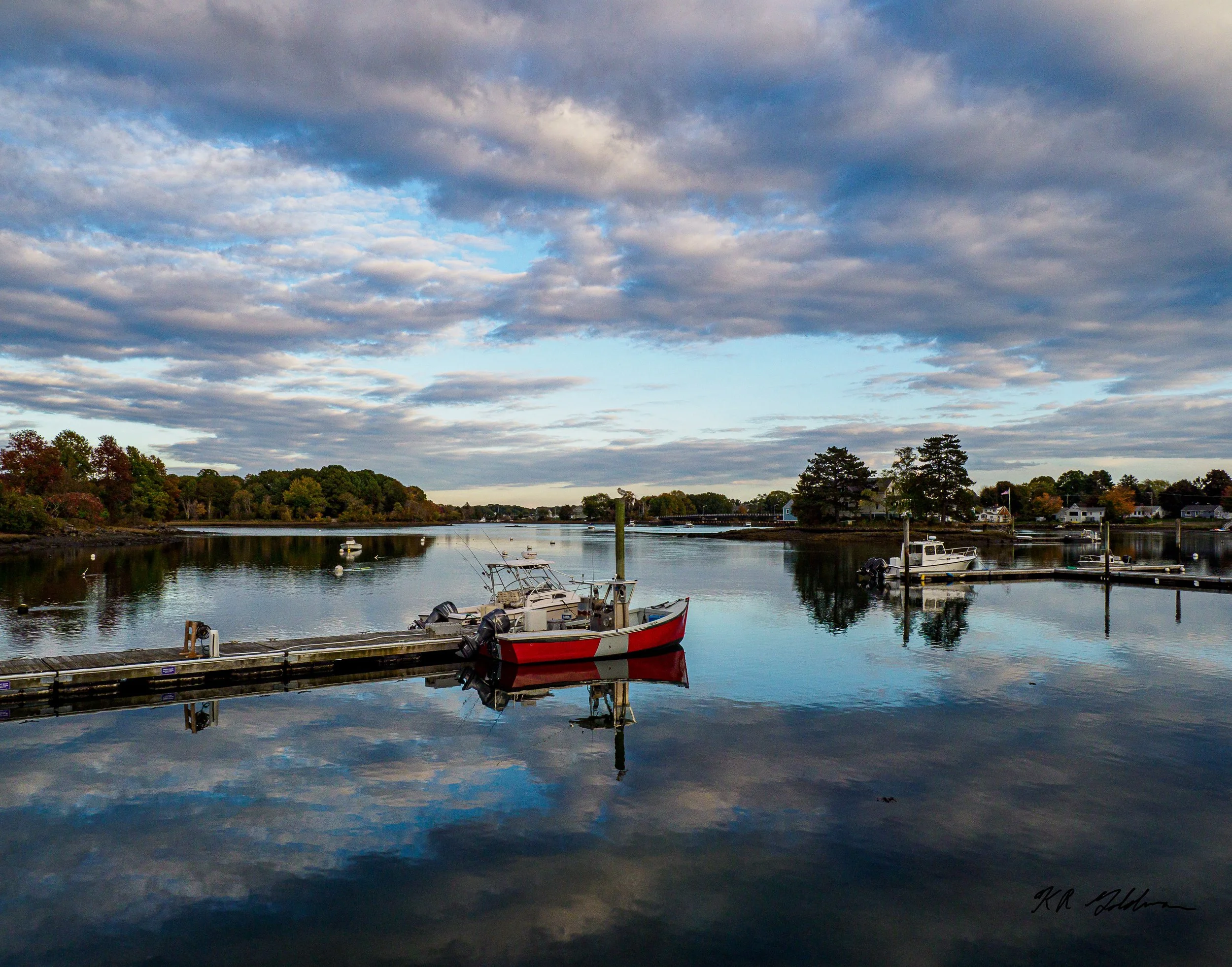 Blue Hour, Back Channel, Ken Goldman, Photograph on Archival Paper, $200. (16x20")