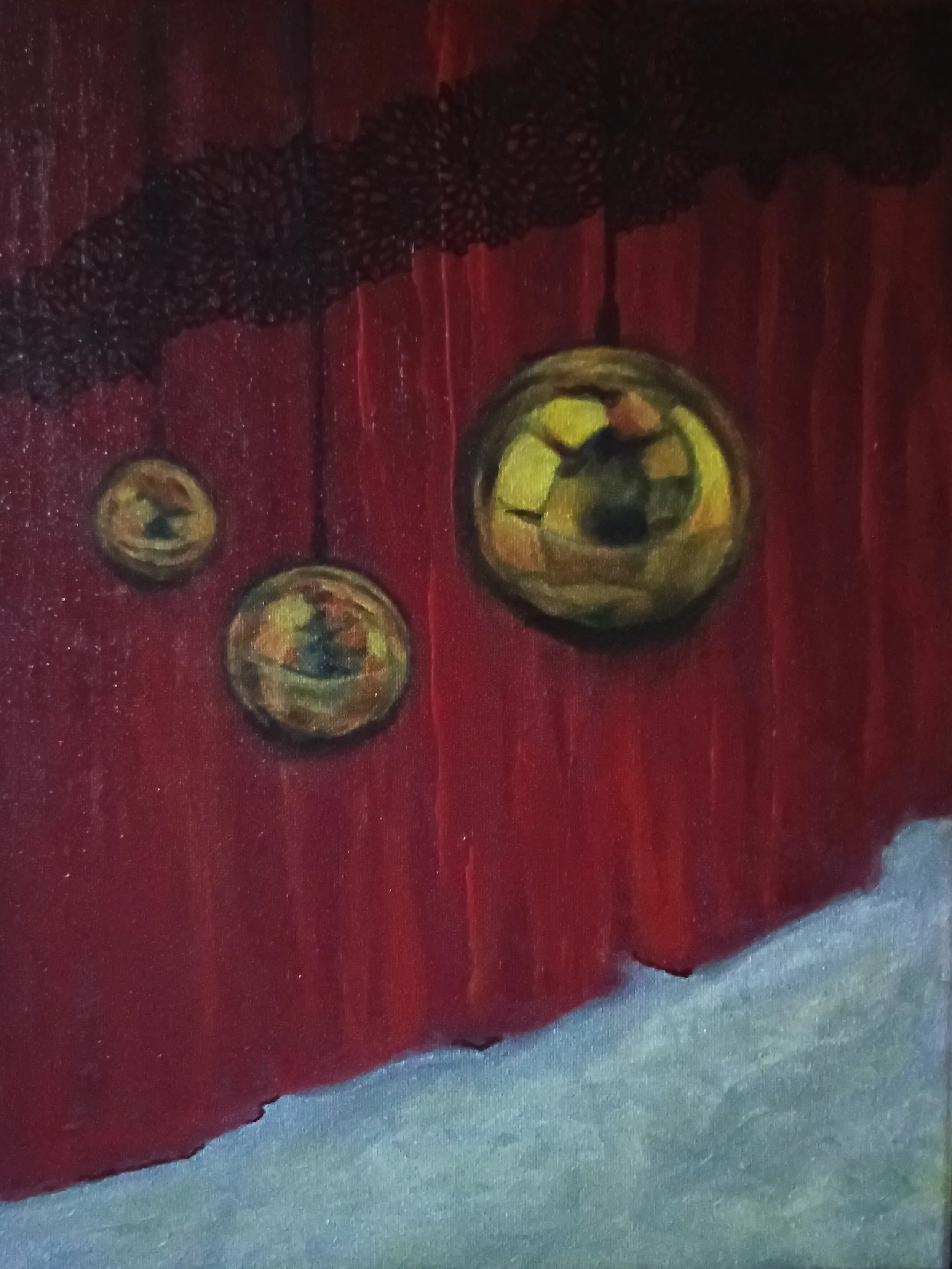 Reflections (Dream Fragment), Sharmian Groulx, Acrylic, $275. 15x12"