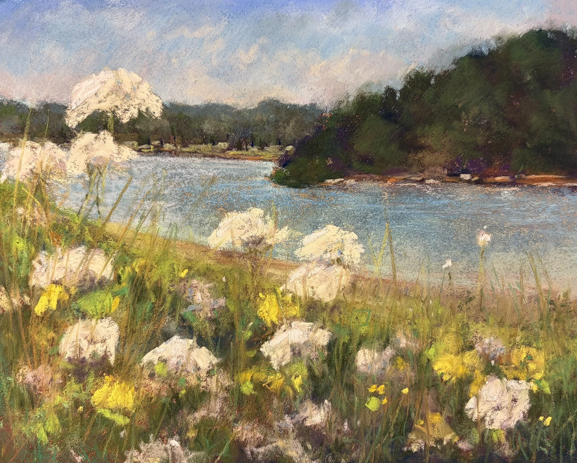 York River, Nancy Beck Silverman, Pastel, $275.