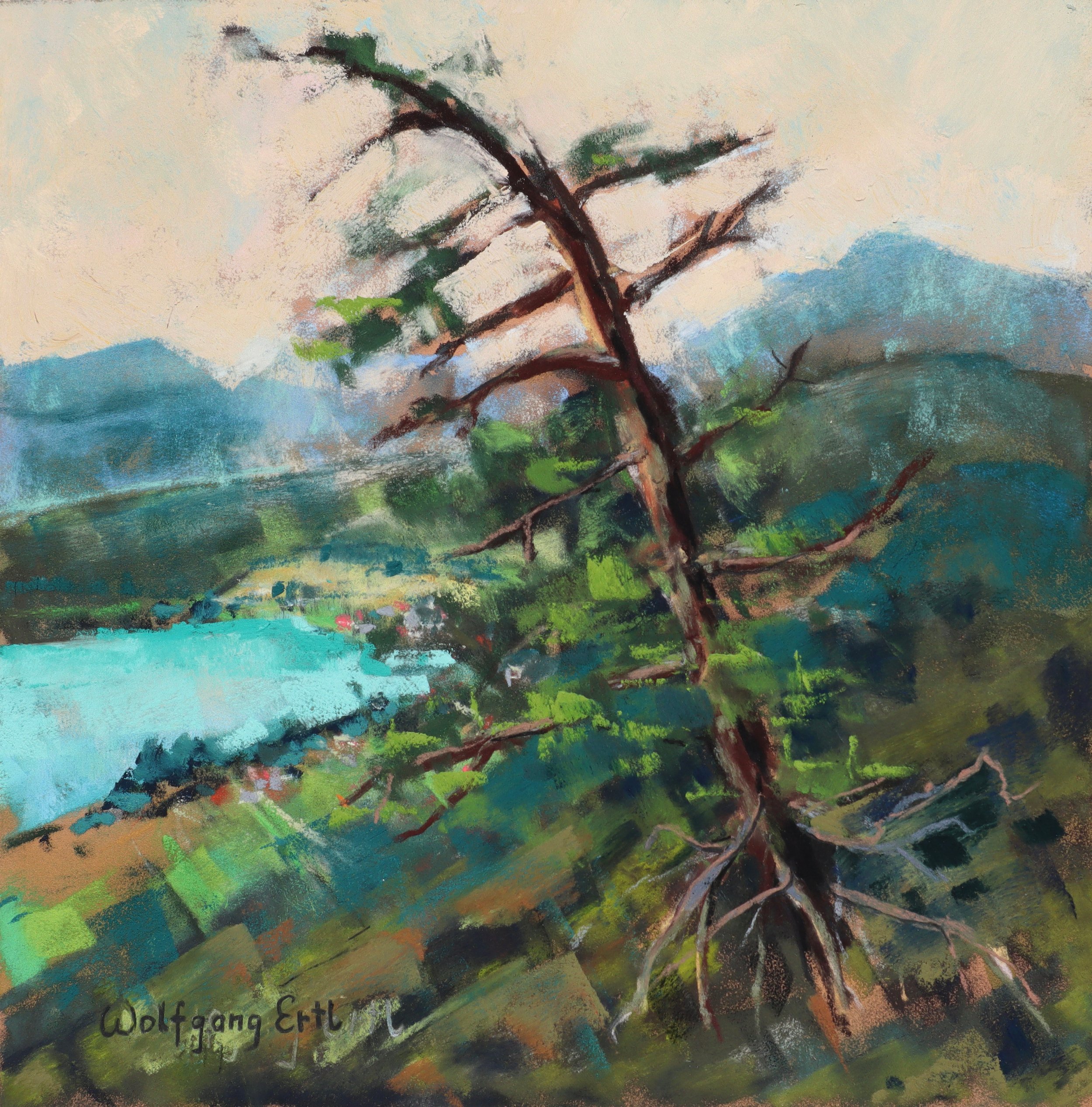 Alpine View, Wolfgang Ertl, Pastel, $375. (13x15")