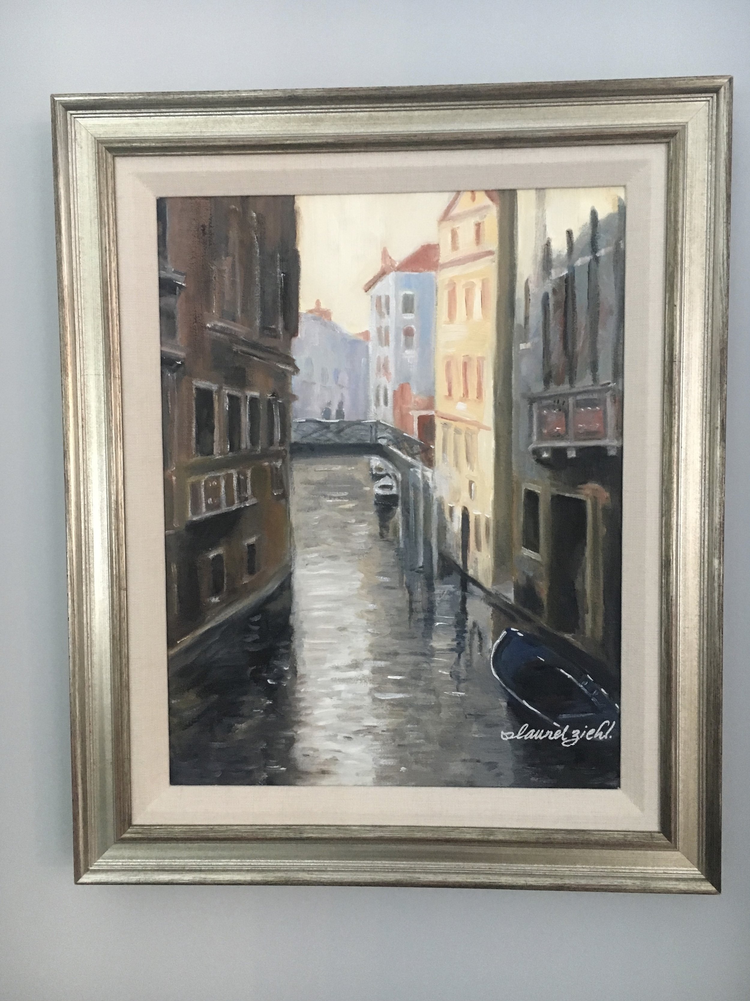 Venice At Twilight, Laurel Ziehl, Oil, $900.
