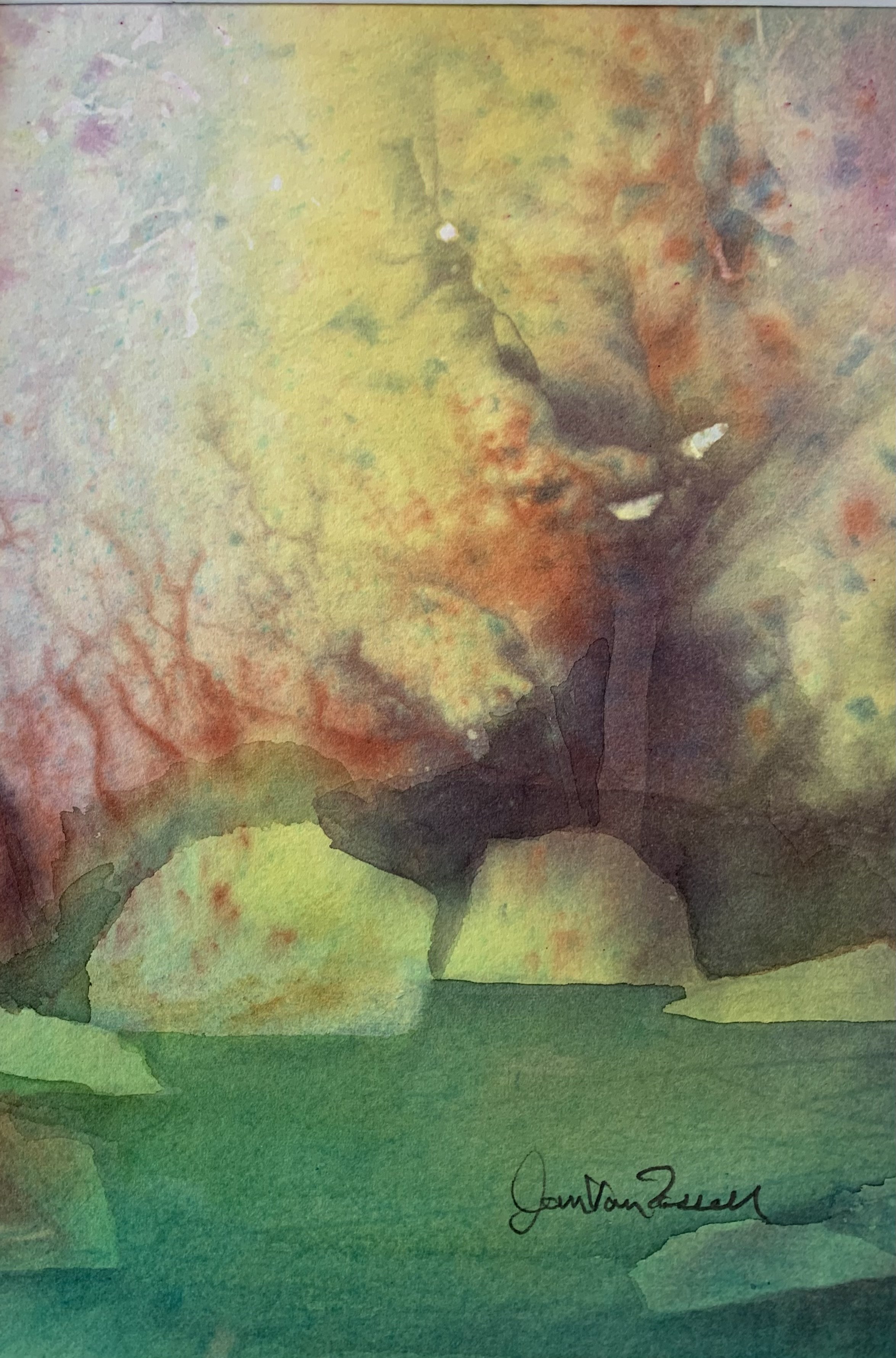 Morning Sun, Jan Van Tassell, Watercolor, $210. 14x11"