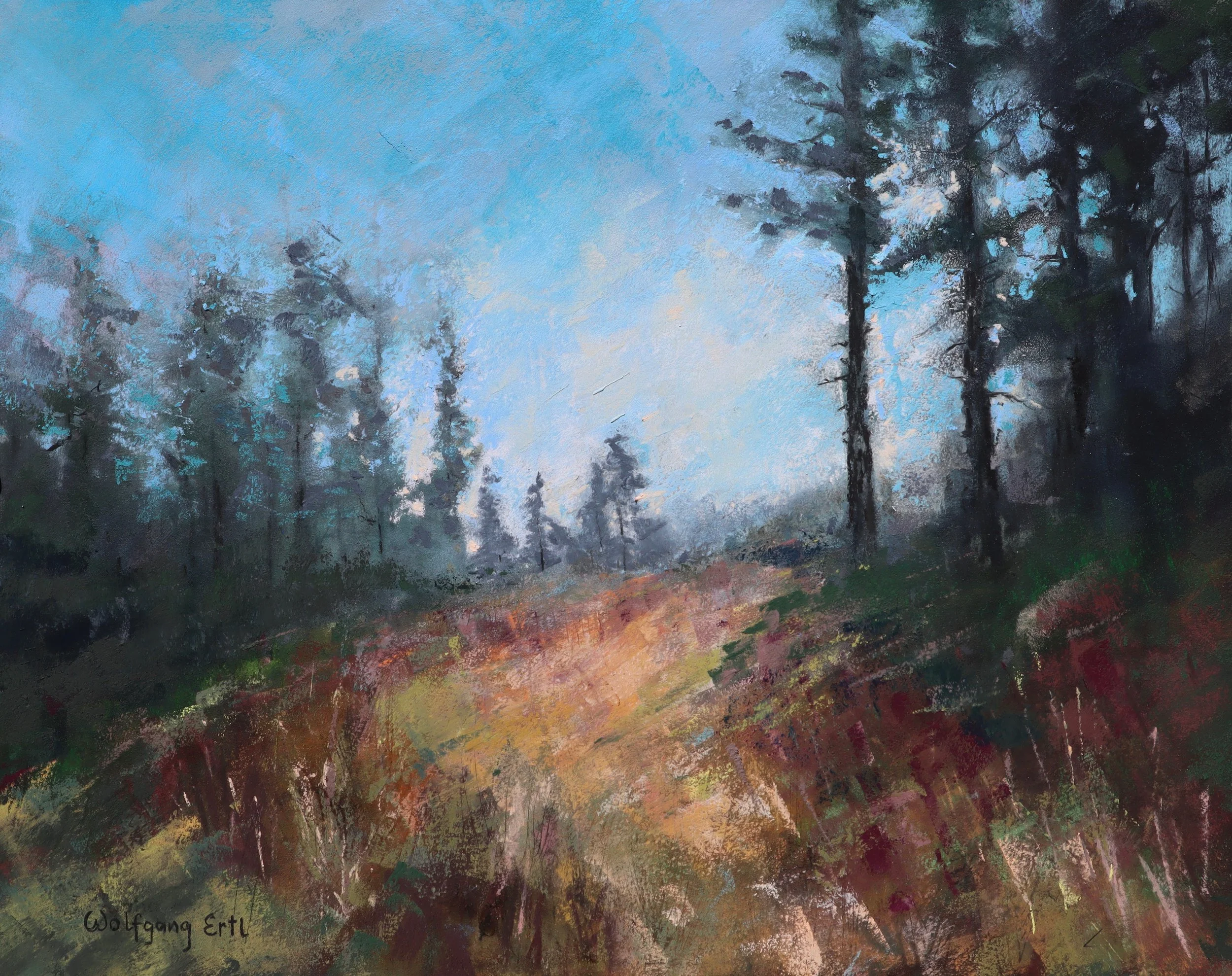 Autumn in the White Mountains, Wolfgang Ertl, Pastel, $550. 14x17"