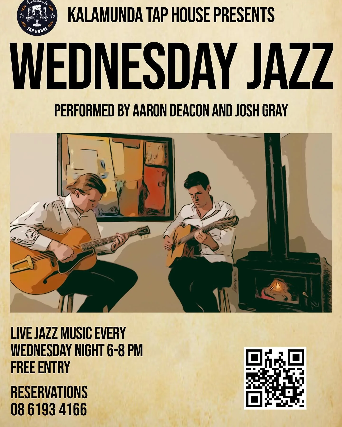 Very much looking forward to this new gig coming up.

Playing with Aaron Deacon at the @kalamundataphouse this Wednesday 10th July 6-8 pm, and every Wednesday after that! 

Free entry! Come join us for an evening of music in a cosy venue in the Perth