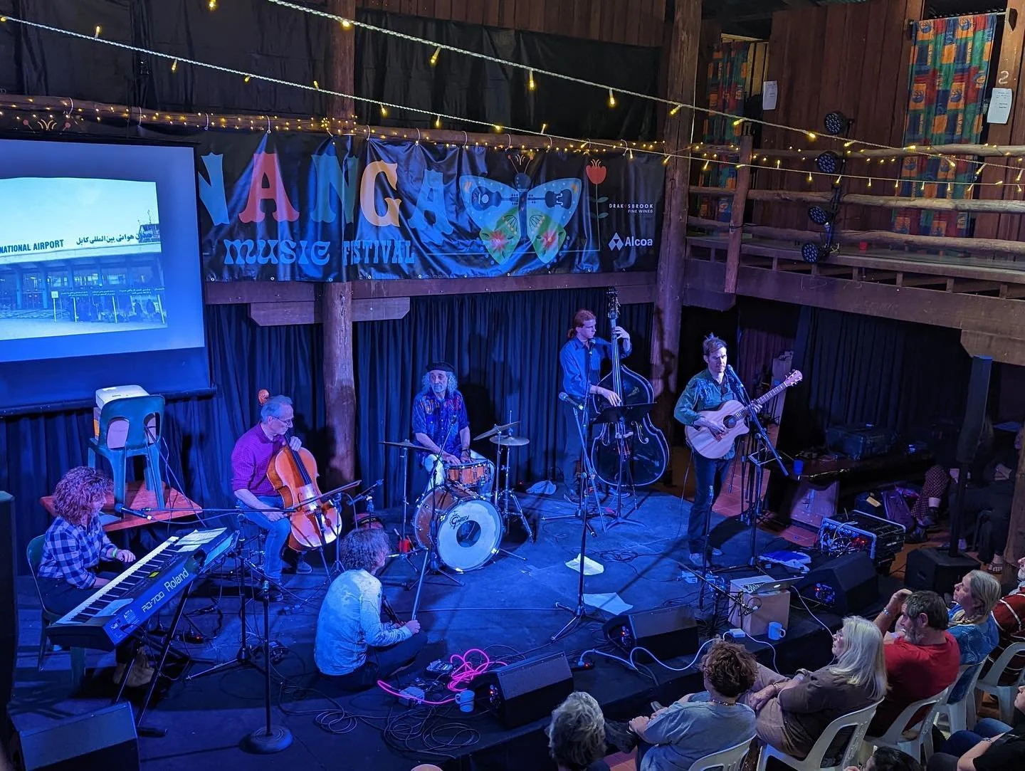 Great to play with Fred Smith again with his presentation 'Sparrows of Kabul' at Nanga Music Festival last weekend. What an amazing band!