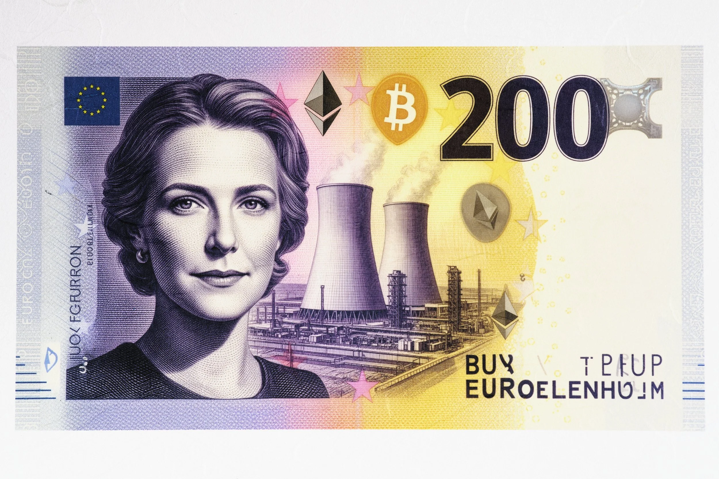Print from the series Fake Money Real Power, 2026