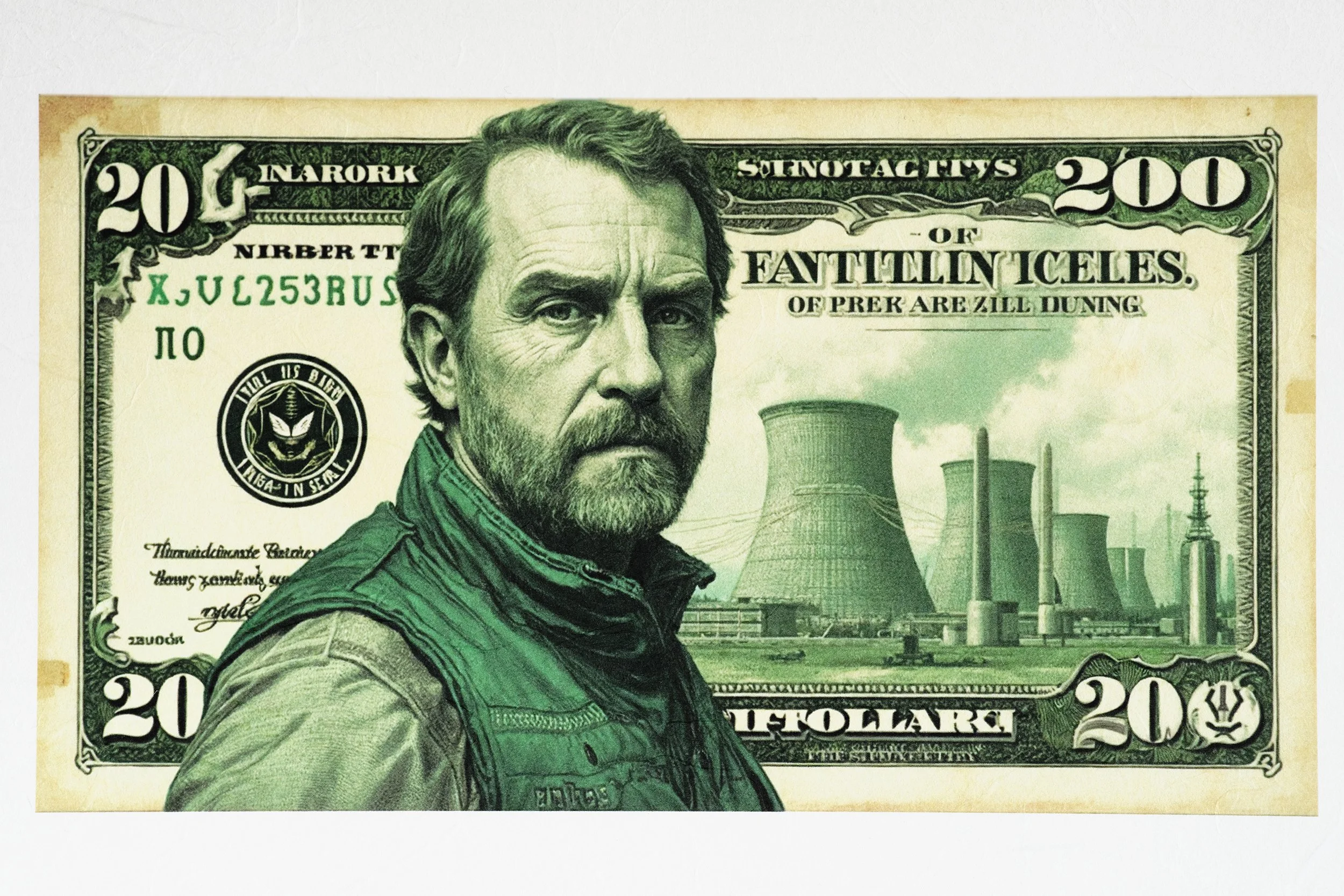 Print from the series Fake Money Real Power, 2026