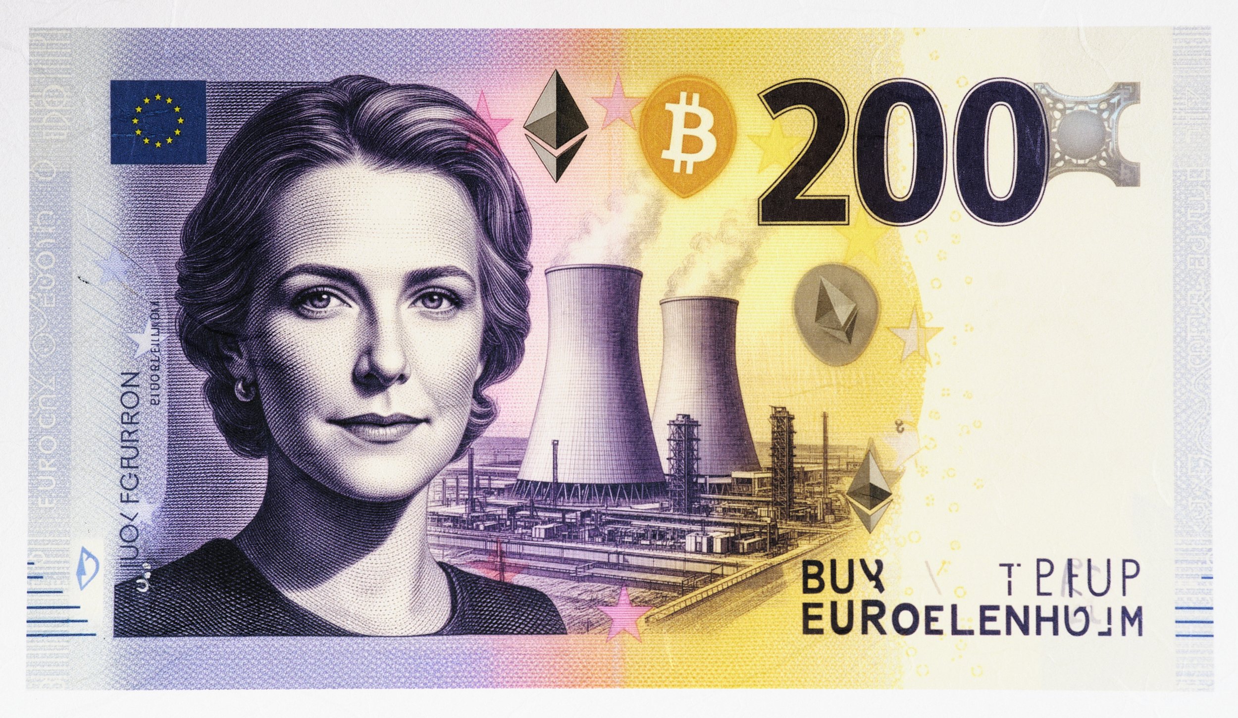 Print from the series Fake Money Real Power, 2026