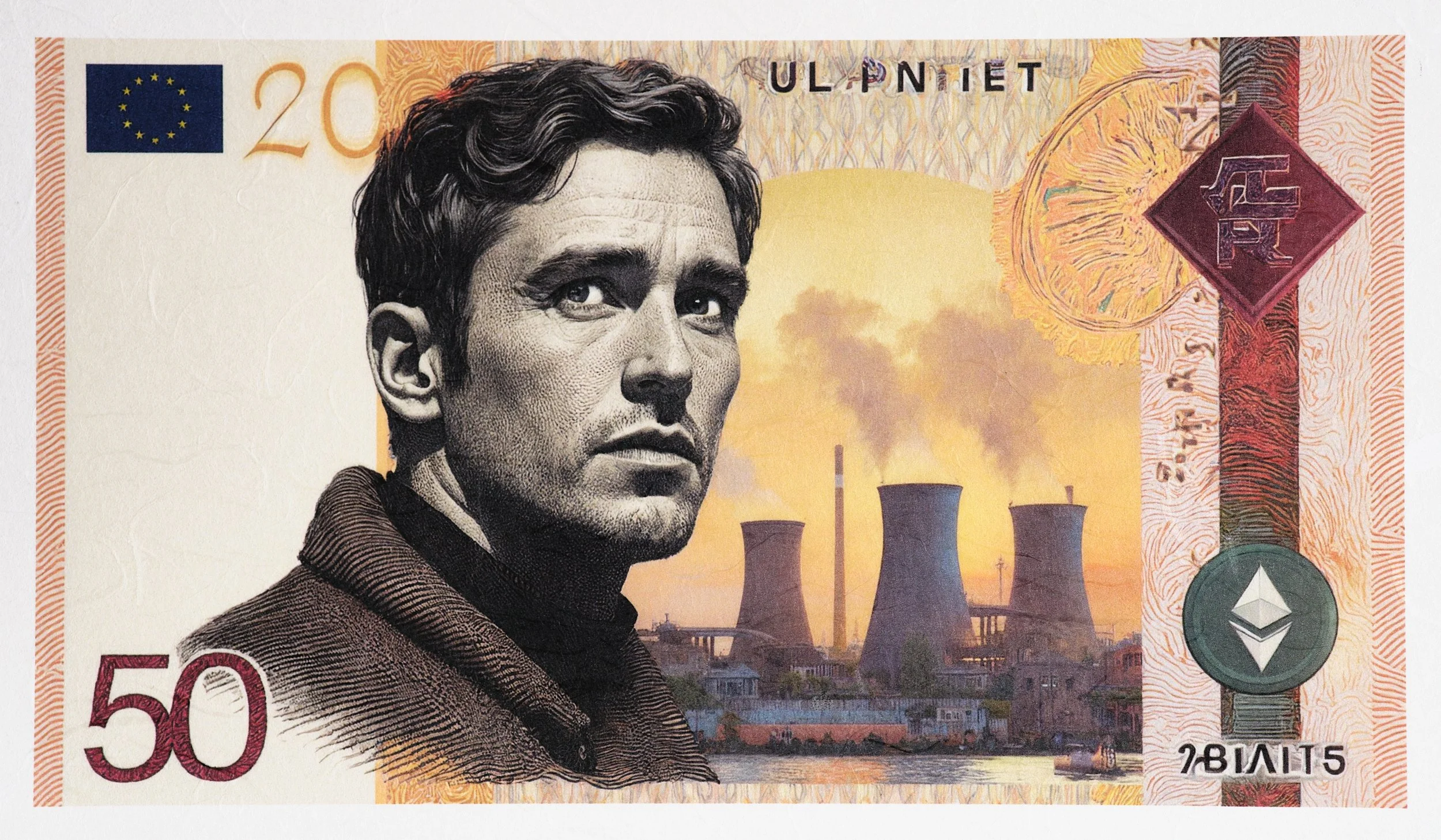 Print from the series Fake Money Real Power, 2026