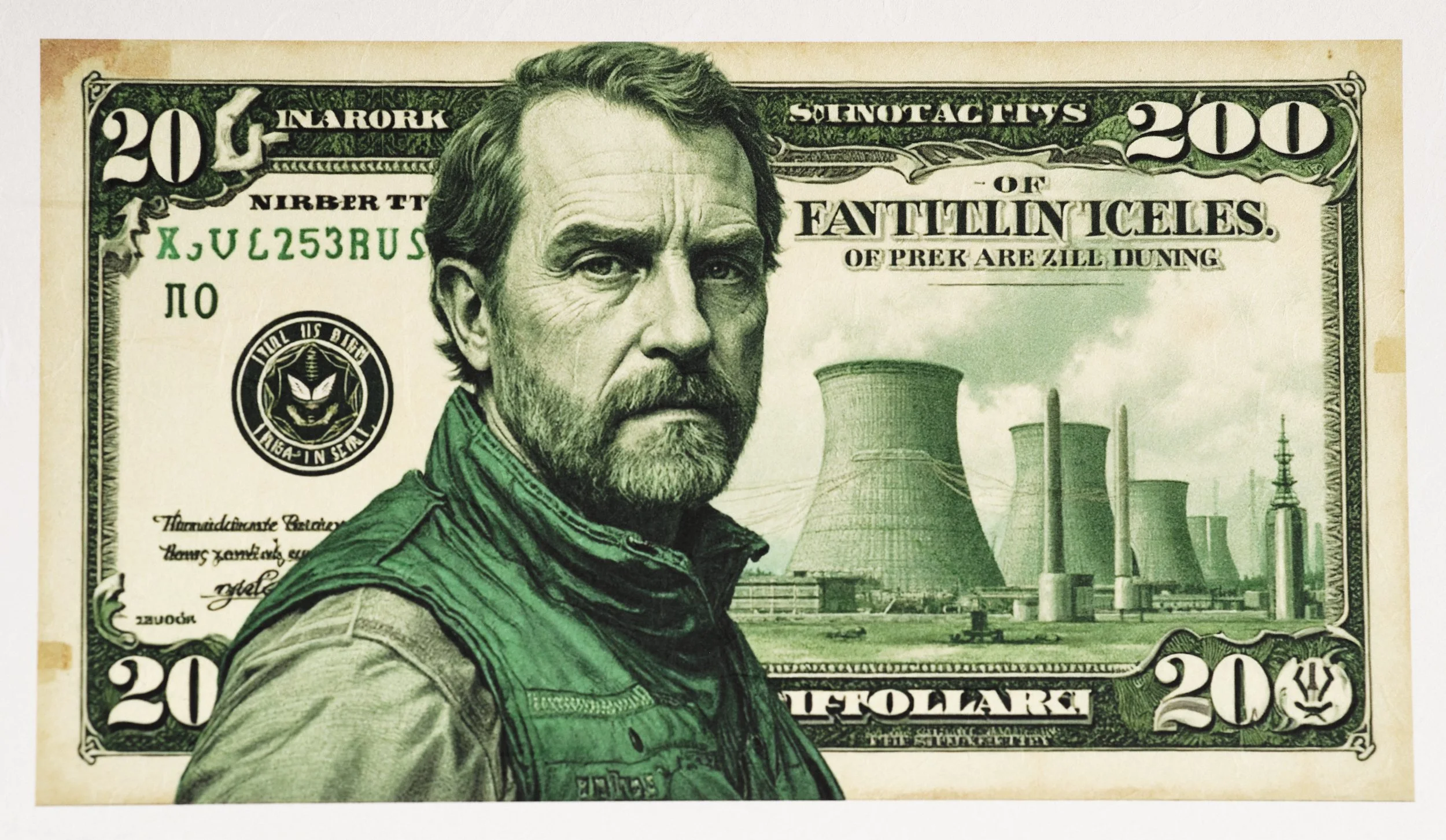 Print from the series Fake Money Real Power, 2026