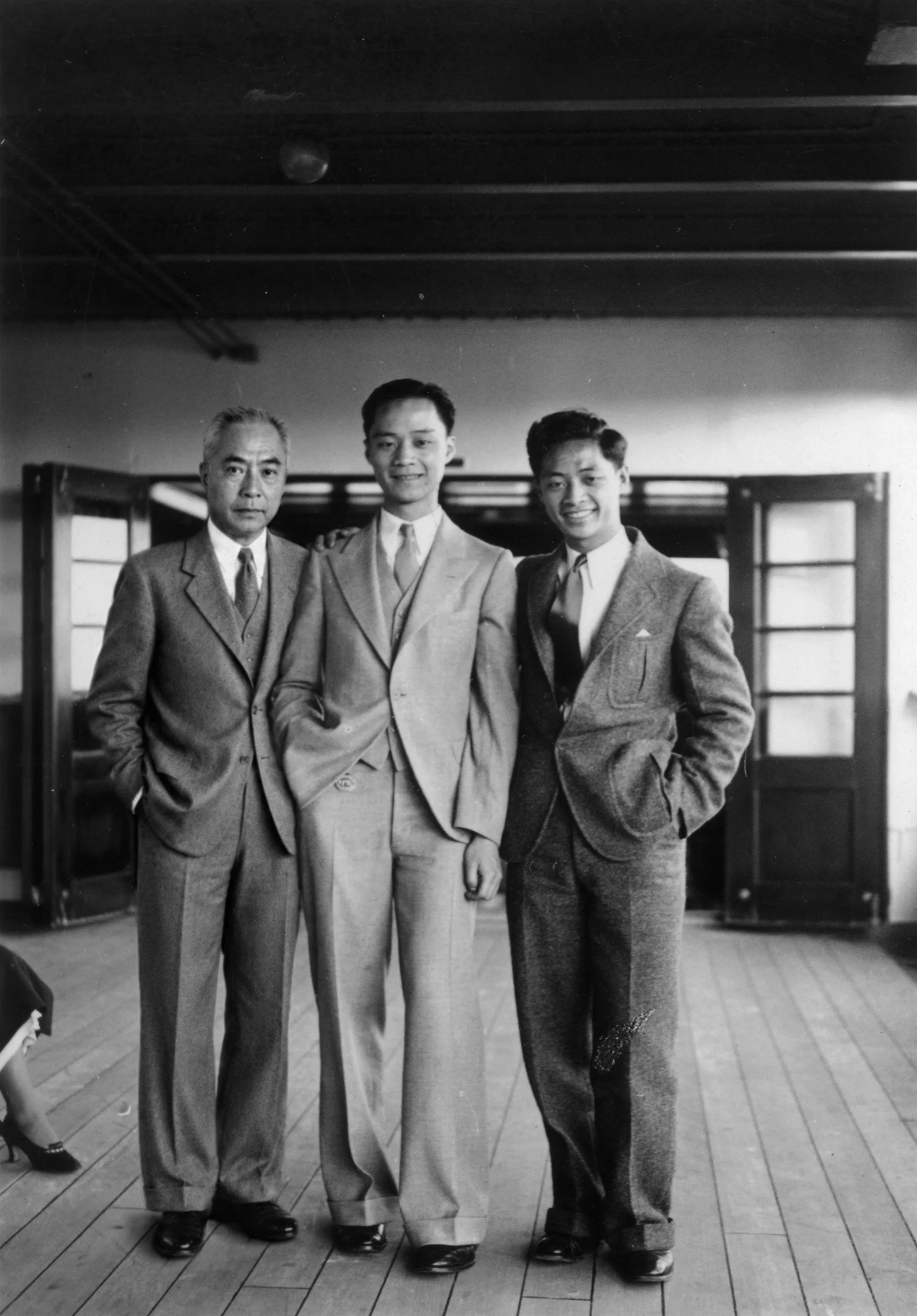 Me, uncle and father, early 1930's