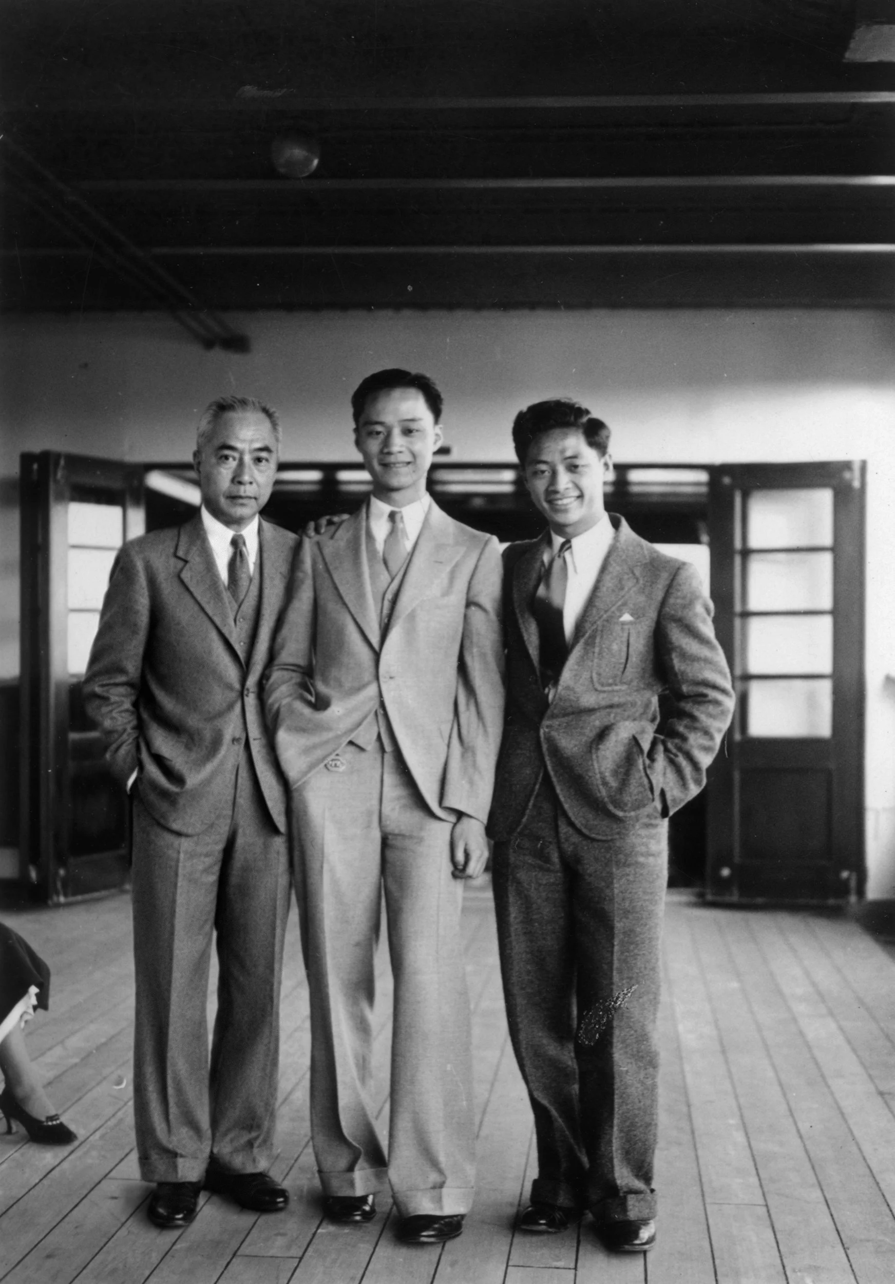 Me, uncle and father, early 1930's