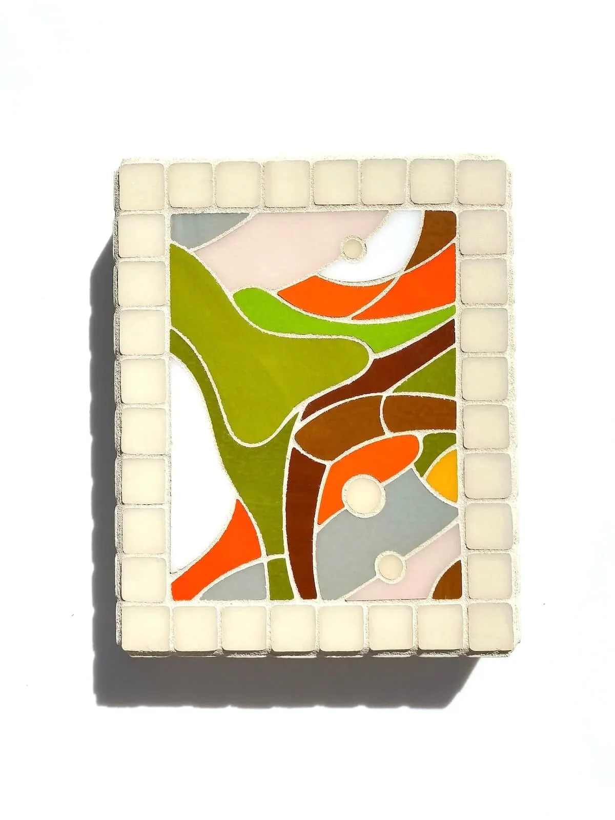 Canyon, an Abstract Glass Mosaic