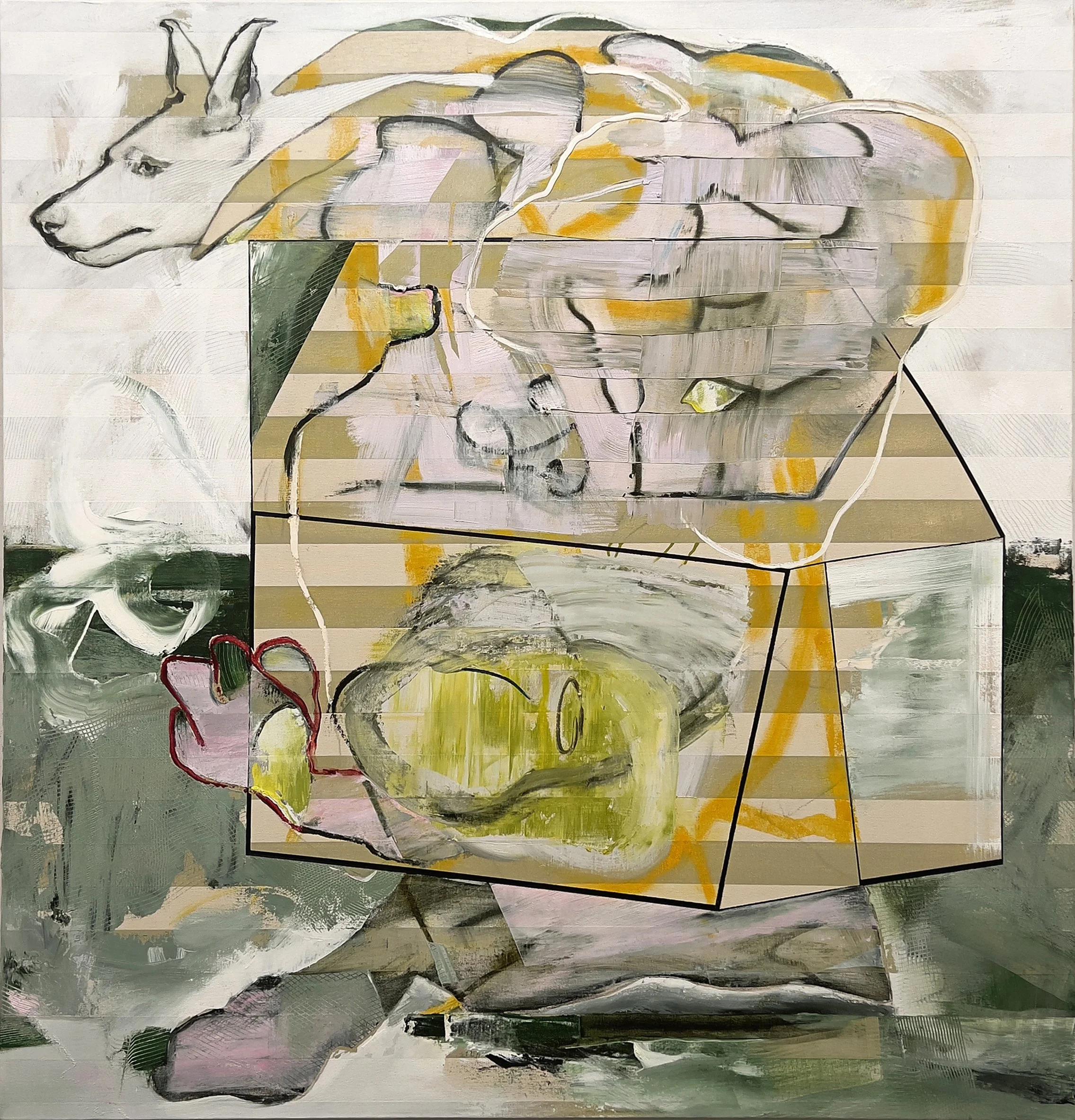 The Escape Artist | Earth Suits | 49 x 48 inches