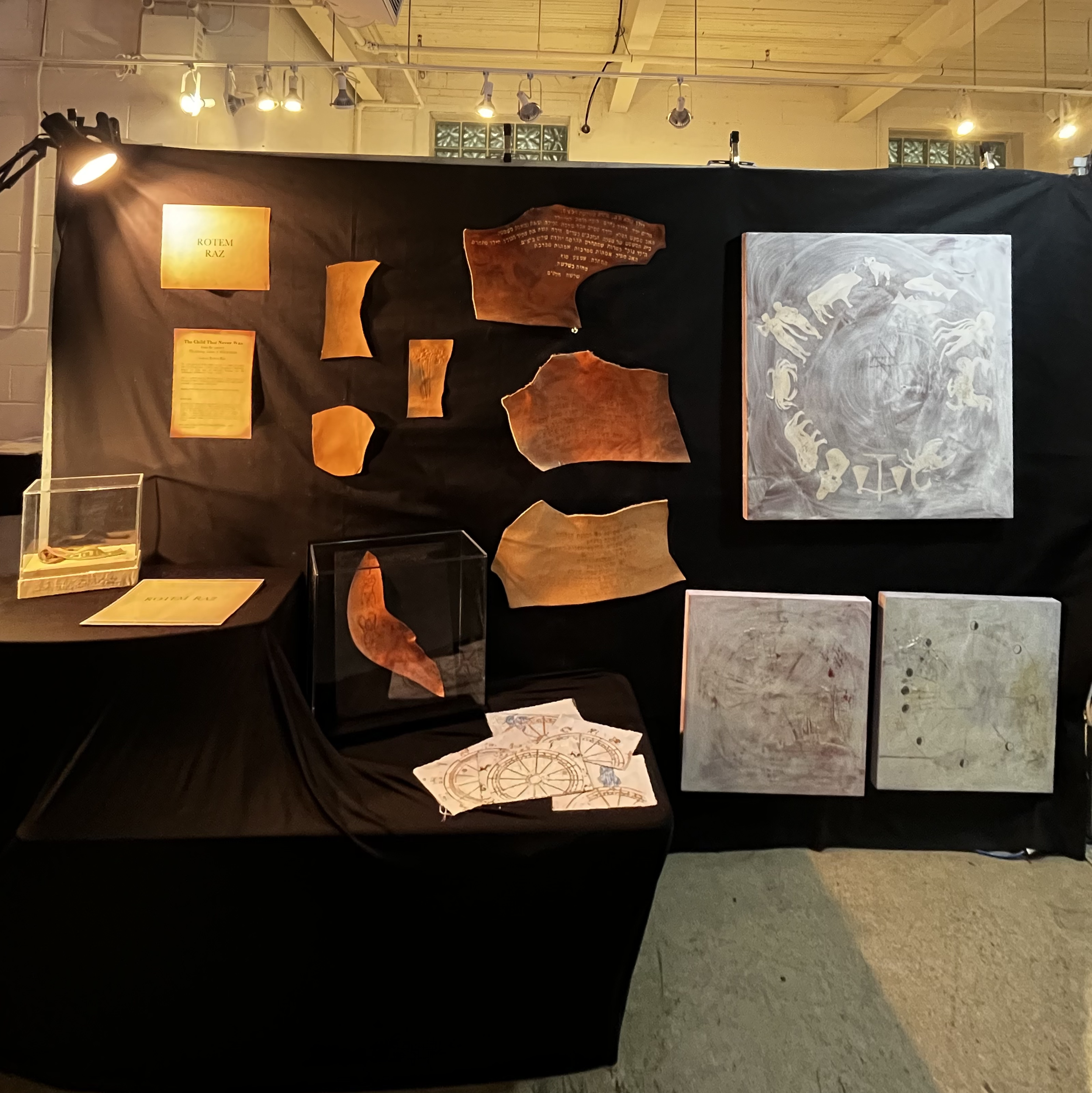 The Child That never Was, 2026, 10ftx6ft, mixed media