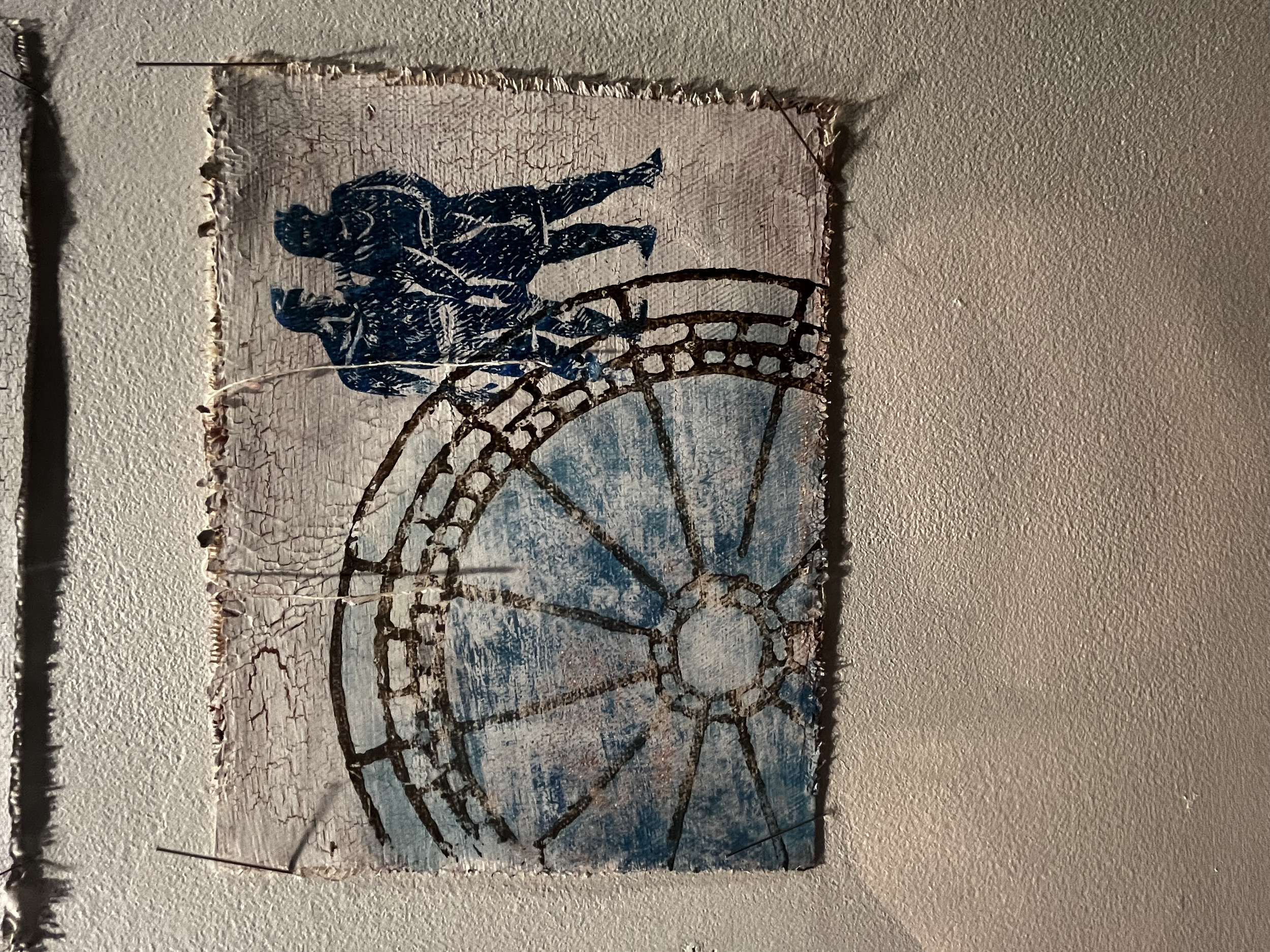 A Meeting, 2024, acrilic on canvas