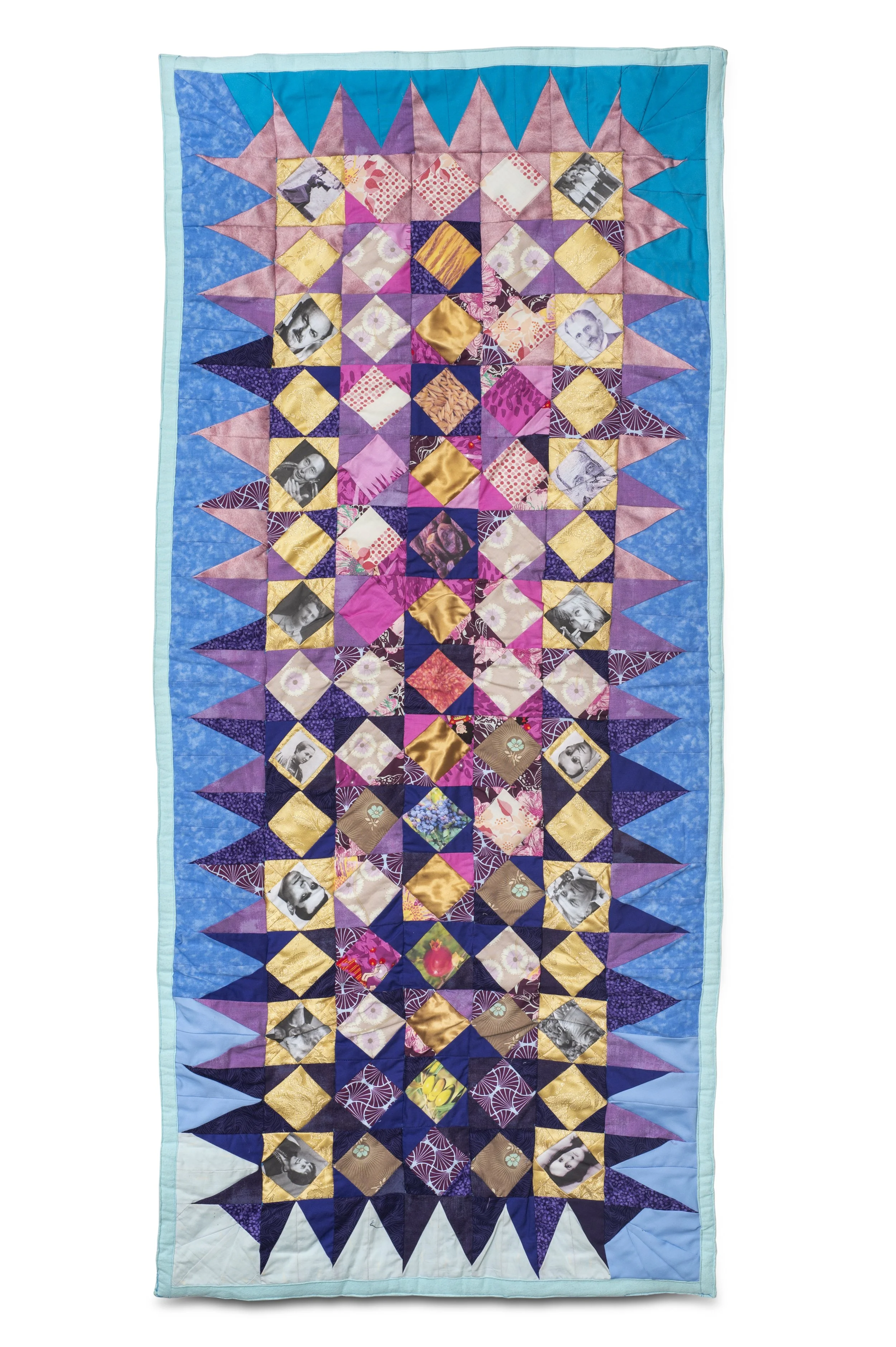 The Ancestors Quilt, 2020, 5ft x 22", textile