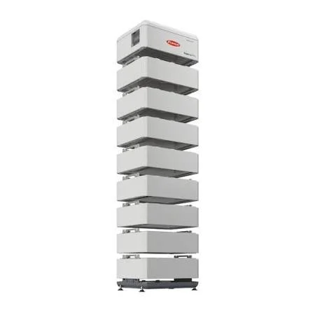 An extended view of a stack of the new Fronius Reserva Pro Battery modules