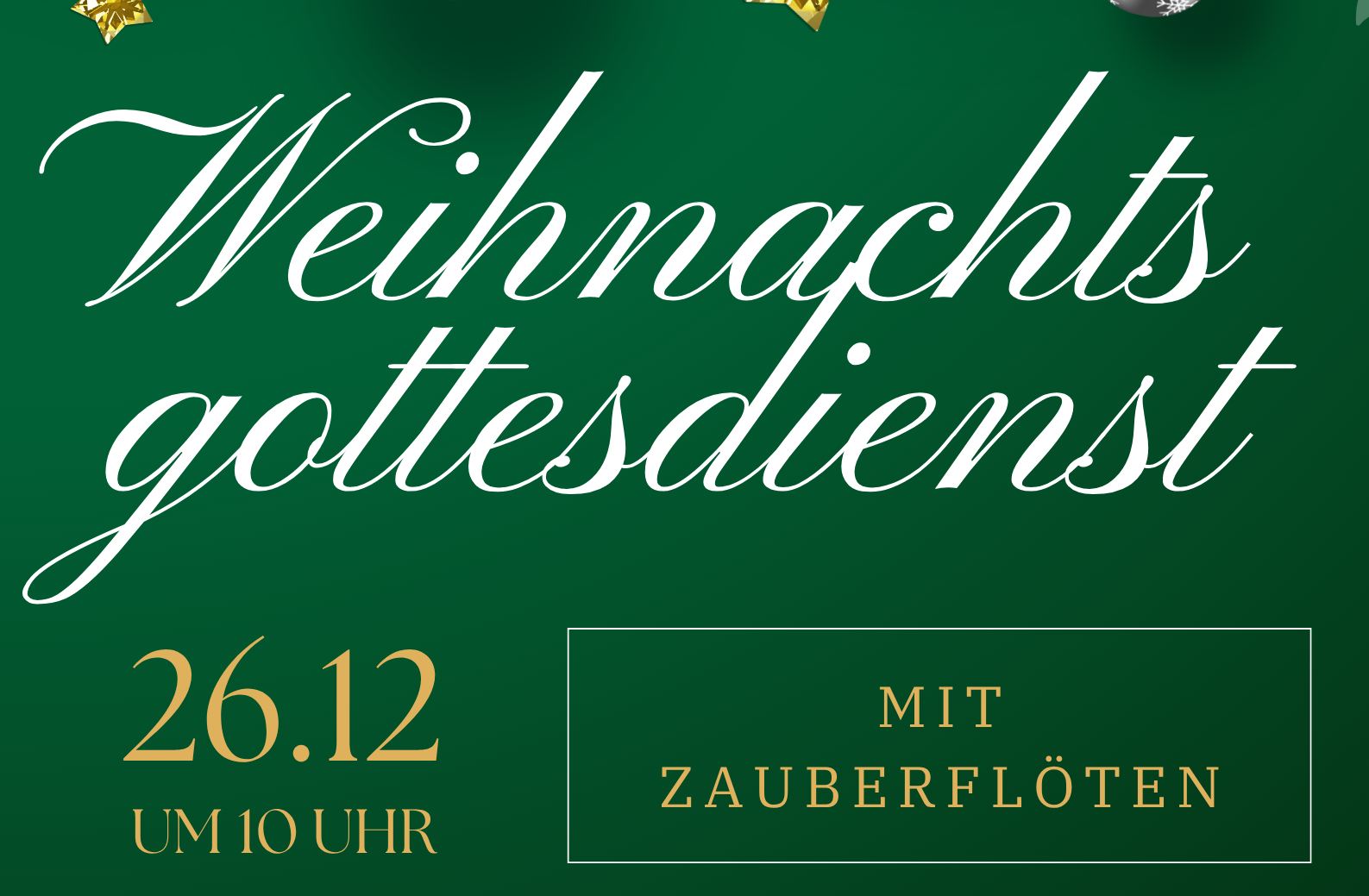 Das große Fest ausklingen lassen …
