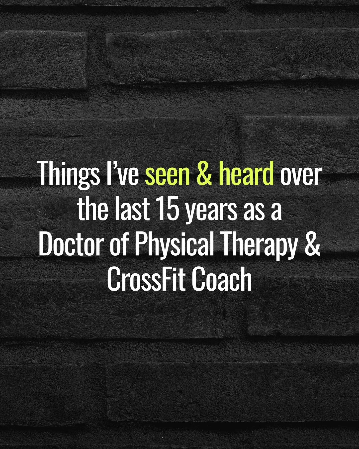 ❓Do any of these sound like you❓

I&rsquo;ve seen and heard things like this many times during my 15 years helping people rehab injuries and coaching.

You are not alone if you&rsquo;ve felt this way!

This is why we created REBUILD. 🧱 

Rebuild is 