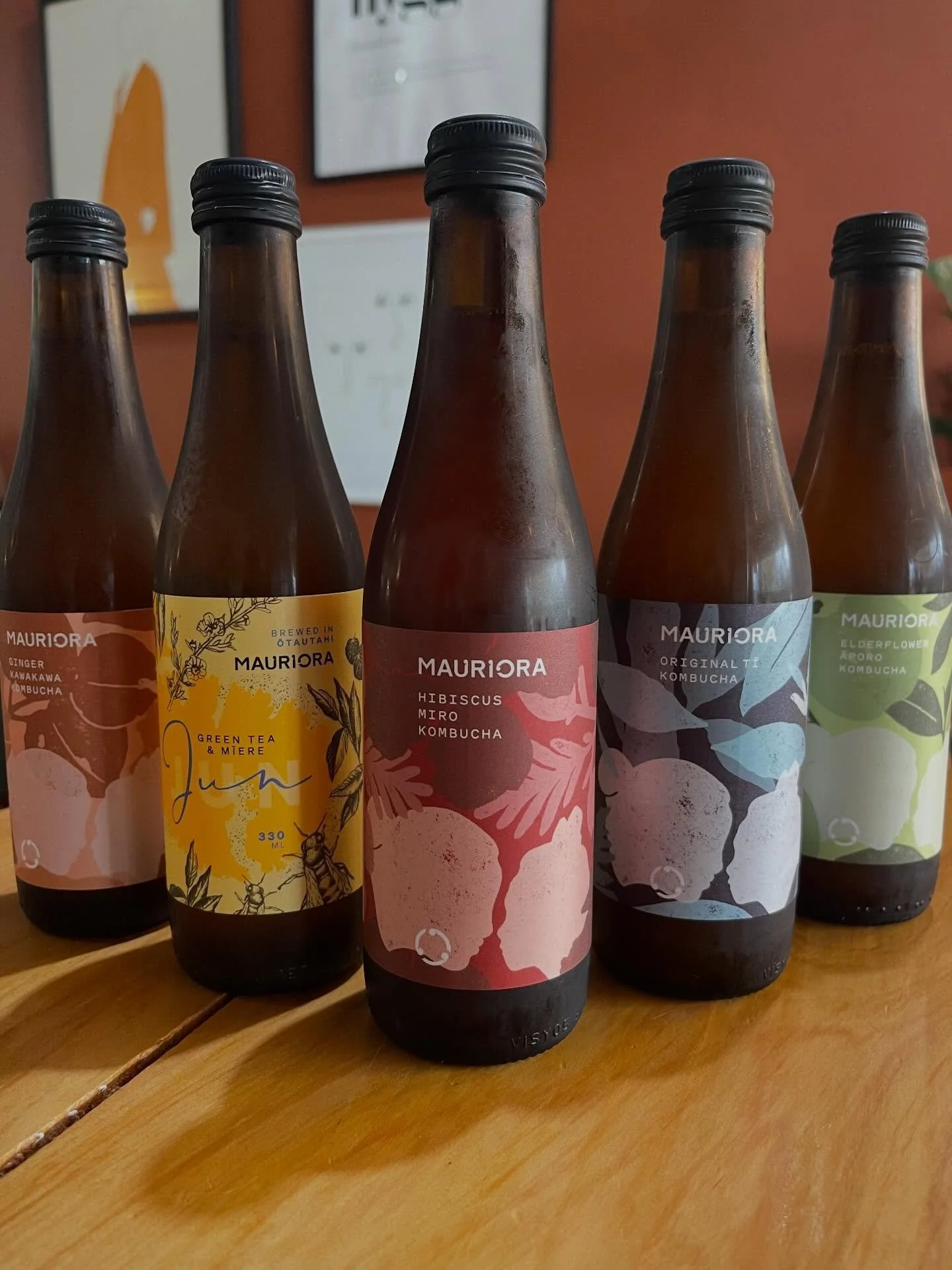 Beautiful new range of kombucha has arrived at Thicket ☺️ @mauriora_kombucha