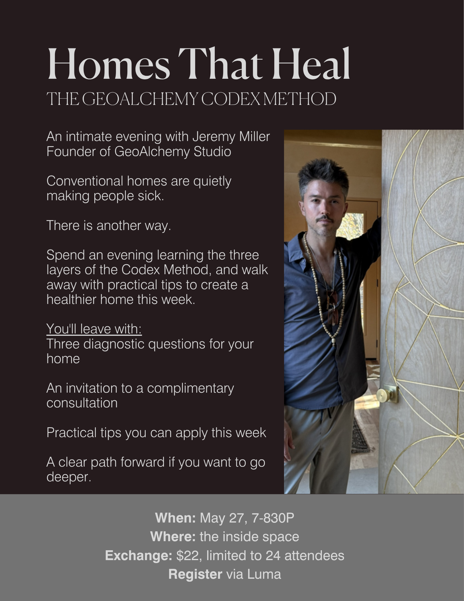 homes that heal: the geoalchemy codex method 
