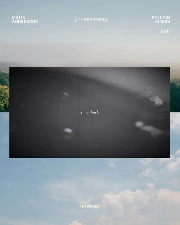 Those Eyes was recorded at Vintage Loft Studio in Sweden with my friend Anders, producer and multi-instrumentalist. Swipe to see a few moments from those sessions: the cosy studio, our dog friends, and also my wonderful friend Becky, who was in my ba