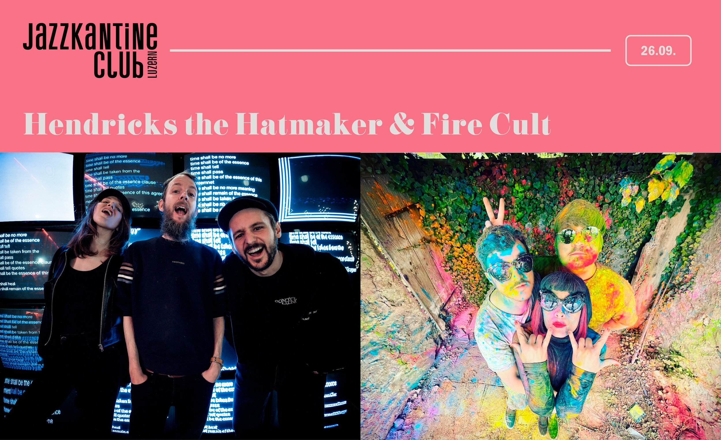 Hendricks the Hatmaker &amp; Fire Cult - Split-EP-Kassette-Taufe