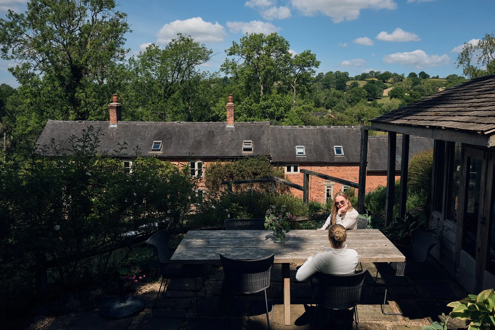Documenting a coaching session in the sunshine