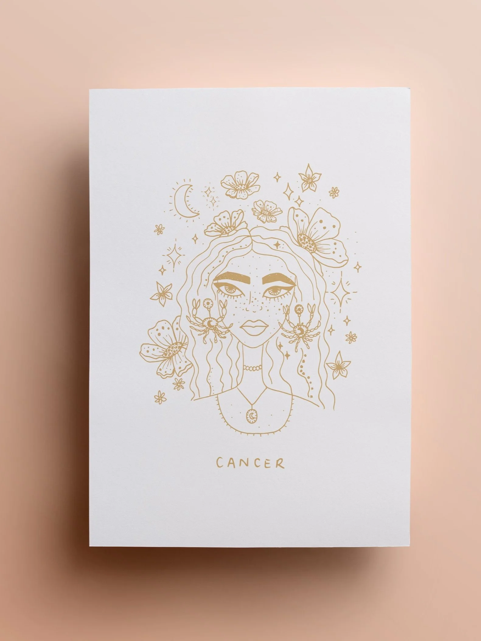 Cancer Star Sign Print — Jess Walker - Australian Surface Pattern ...