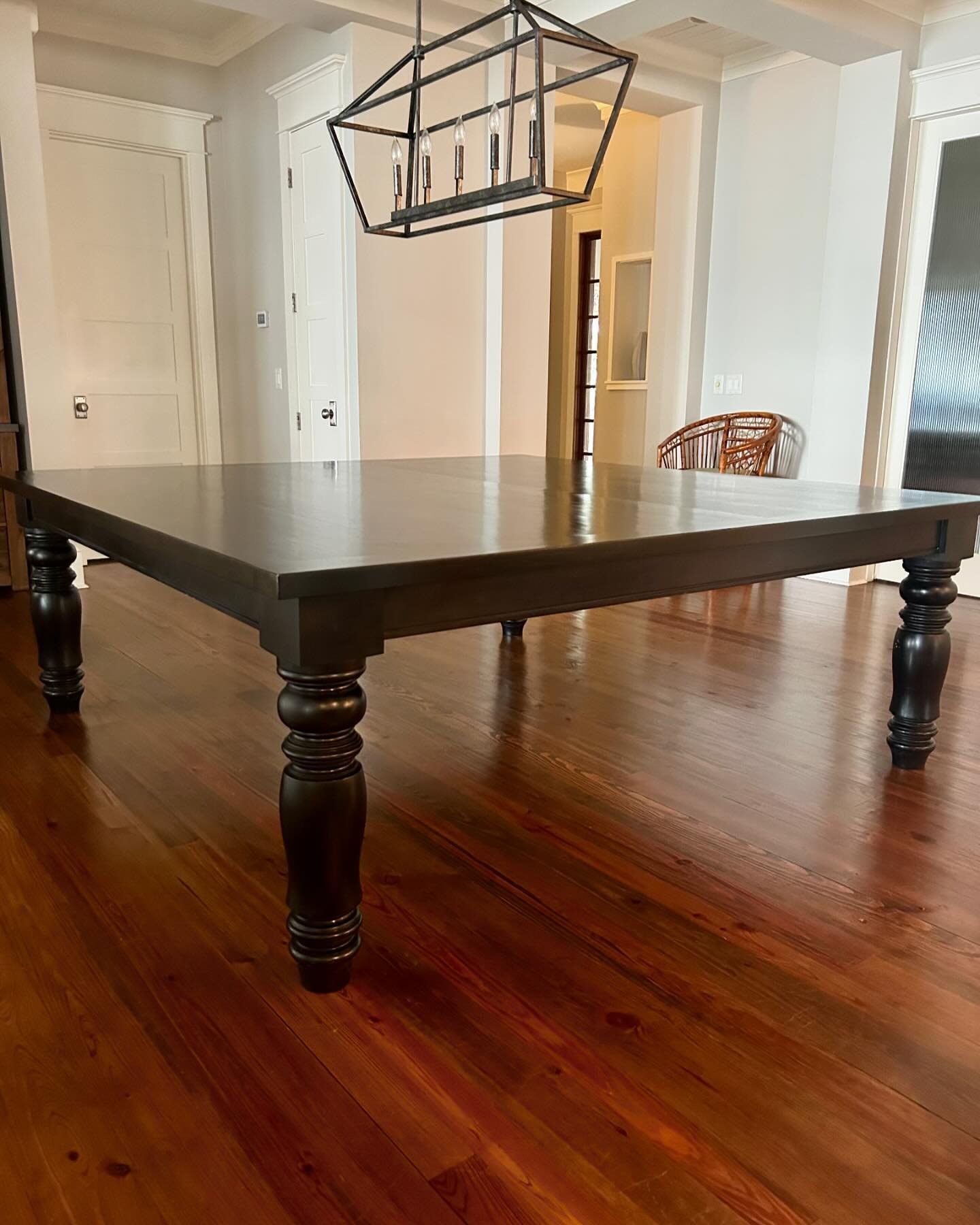 🚨LAST CALL🚨
Custom Solid Oak Dining Table w/ hand turned legs 
83.5&rdquo;L x 83.5&rdquo;W x 30.75&rdquo;H
ONLY $995 
Call (850) 267-0064 to purchase 😎
PICK UP ONLY!!!