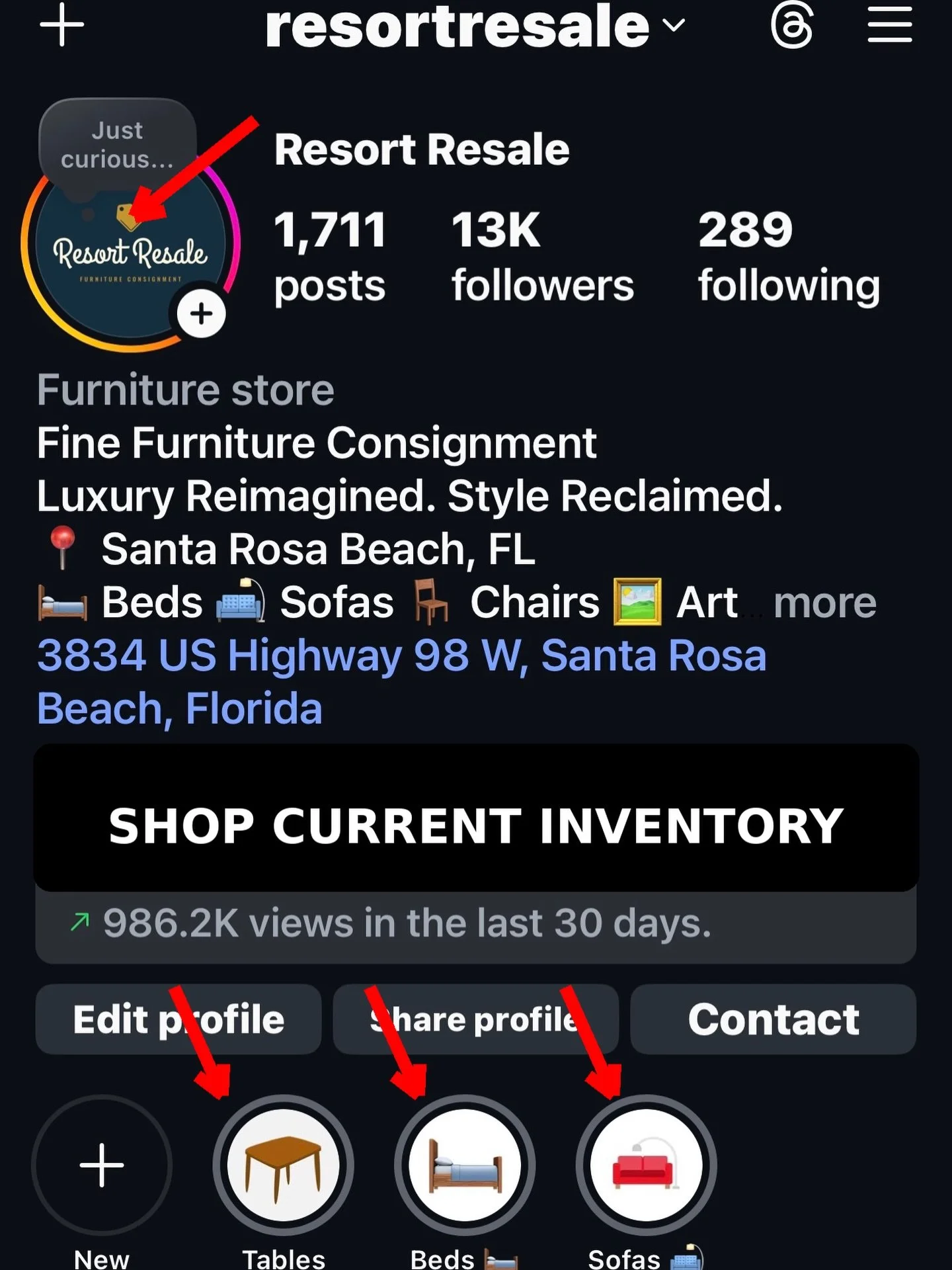 Just a heads up, our current inventory is mostly posted in our stories and saved in highlights. Keep an eye out for daily updates!